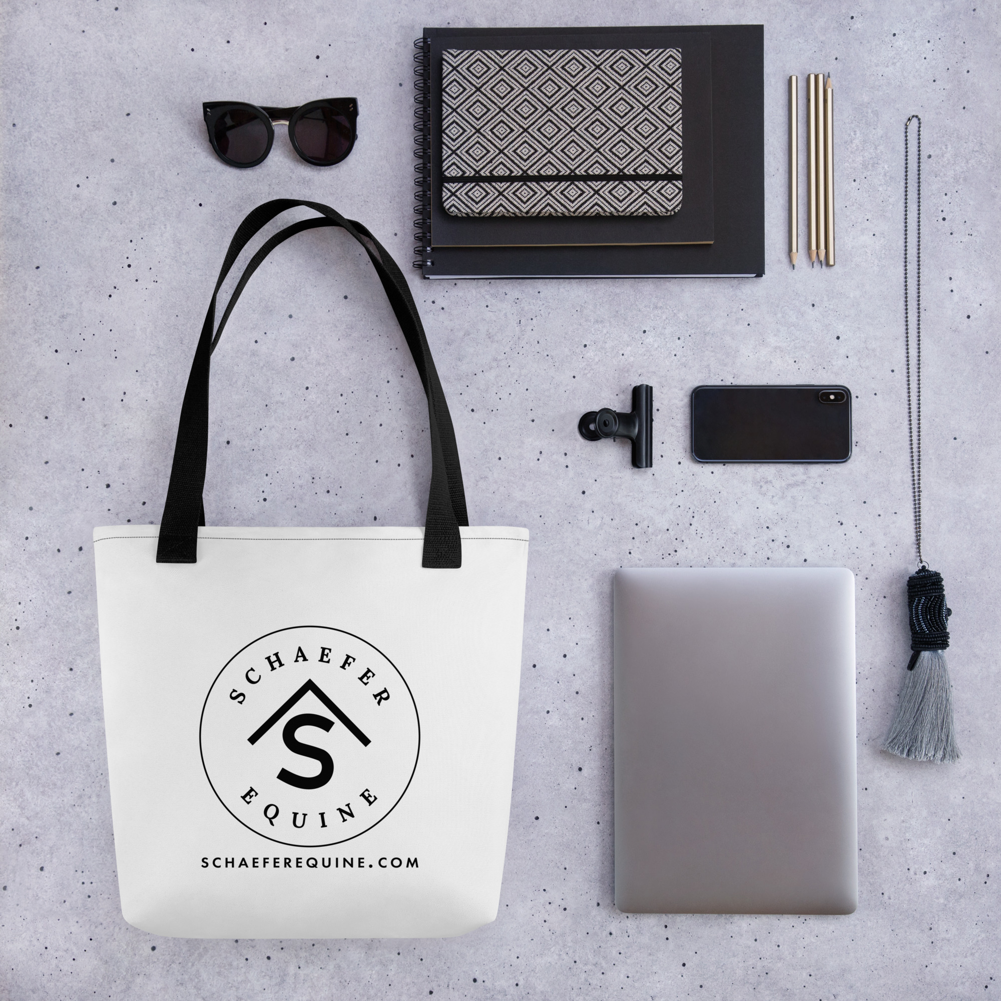 Signature Canvas Tote Bag | Schaefer Equine and Equine Indirect Release® - Image 2