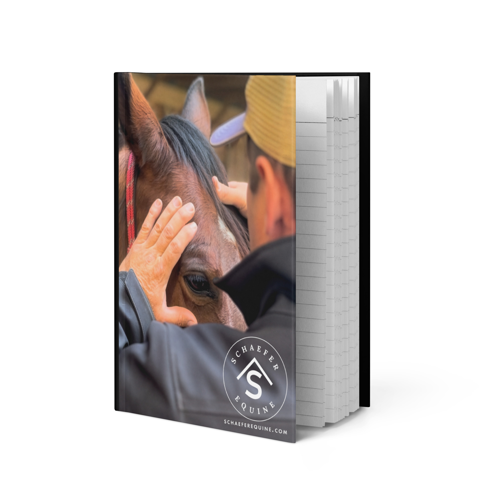Schaefer Equine and Equine Indirect Release® Hardcover journal matte