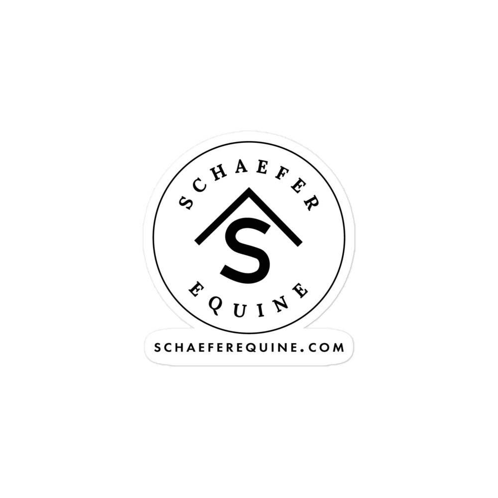 Schaefer Equine Die-Cut Vinyl Deca