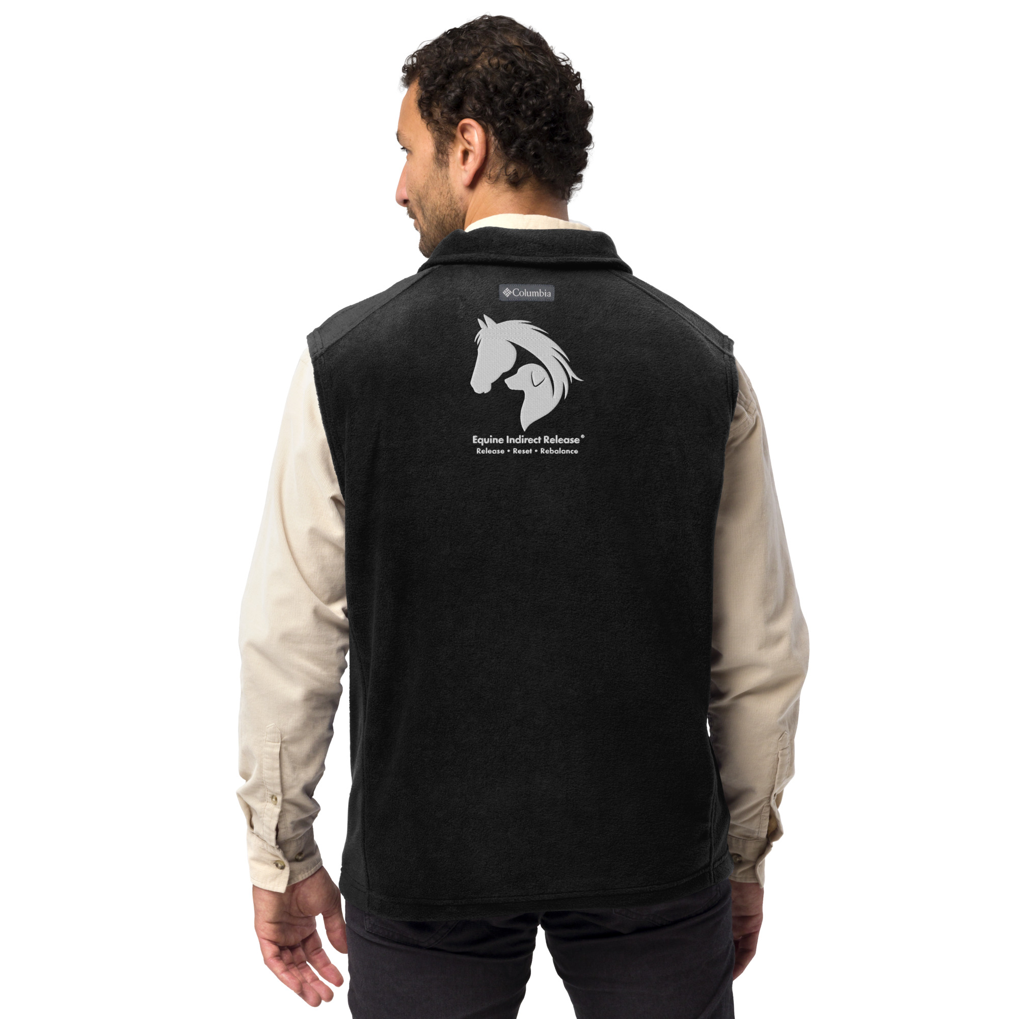 Men's Columbia Fleece Vest - Premium Equestrian Layering | Schaefer Equine and Equine Indirect Release® - Image 18