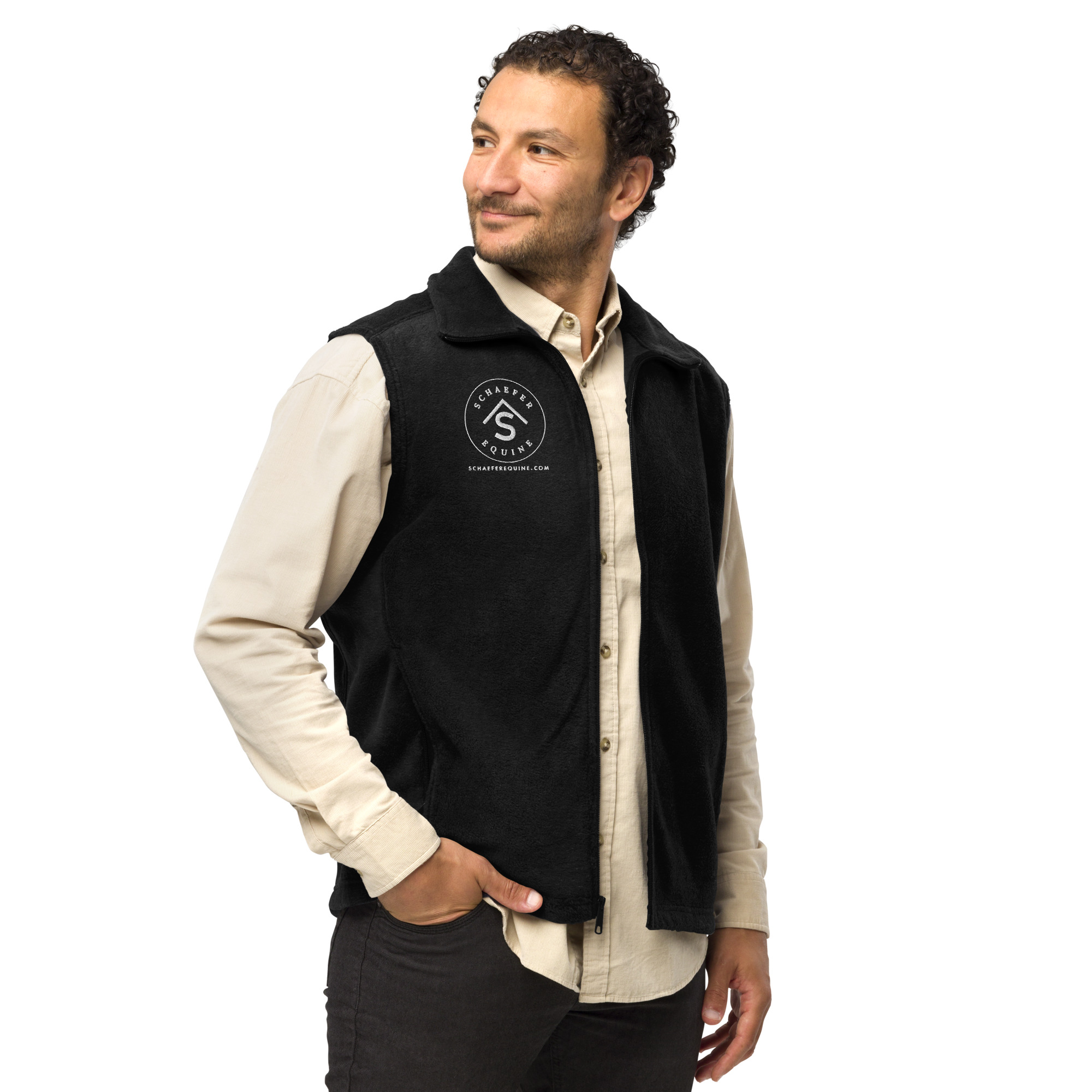 Men's Columbia Fleece Vest - Premium Equestrian Layering | Schaefer Equine and Equine Indirect Release® - Image 13