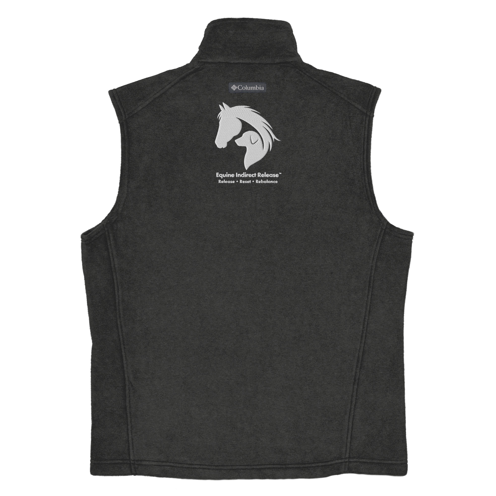 Men's Columbia Fleece Vest - Premium Equestrian Layering | Schaefer Equine and Equine Indirect Release® - Image 3