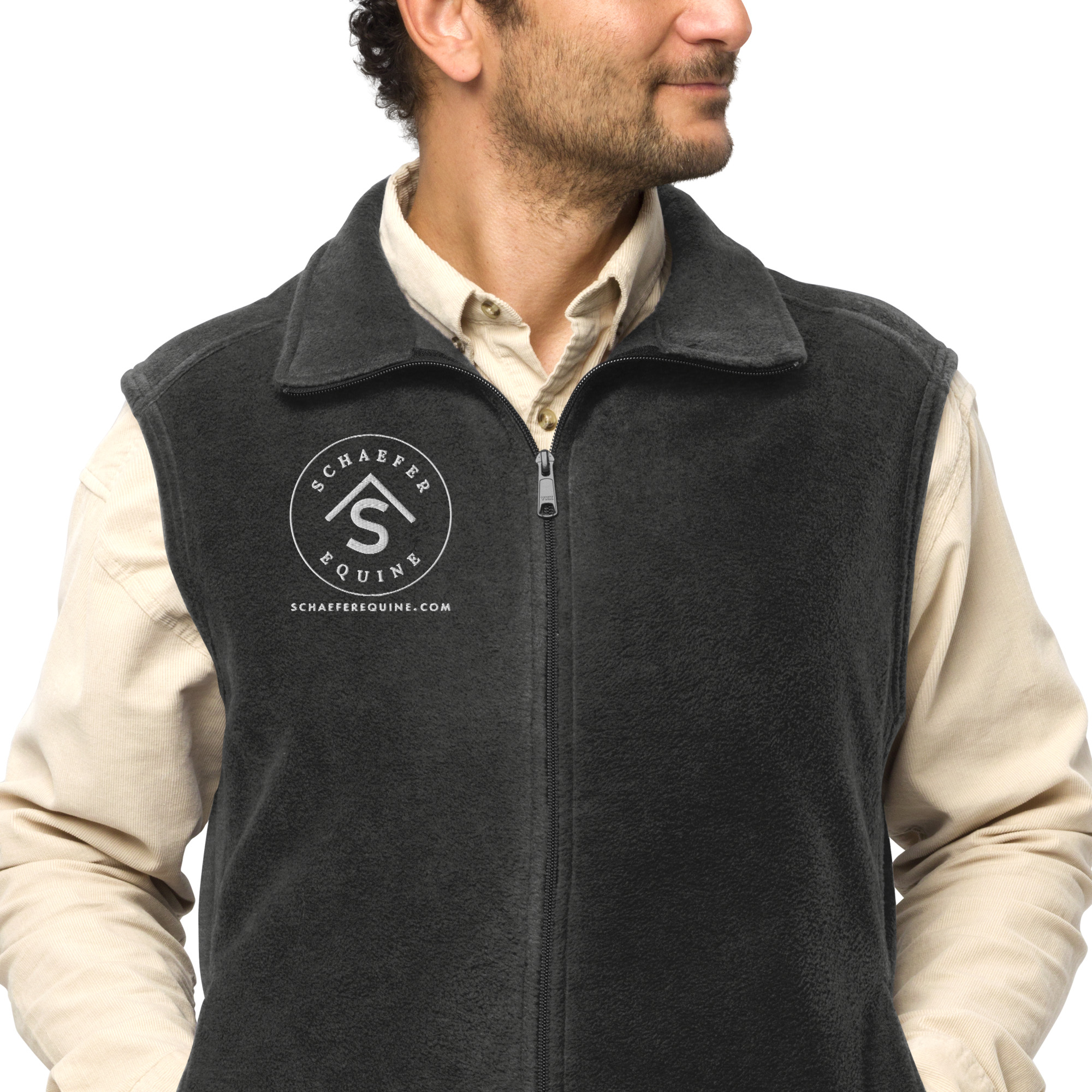 Men's Columbia Fleece Vest - Premium Equestrian Layering | Schaefer Equine and Equine Indirect Release® - Image 12