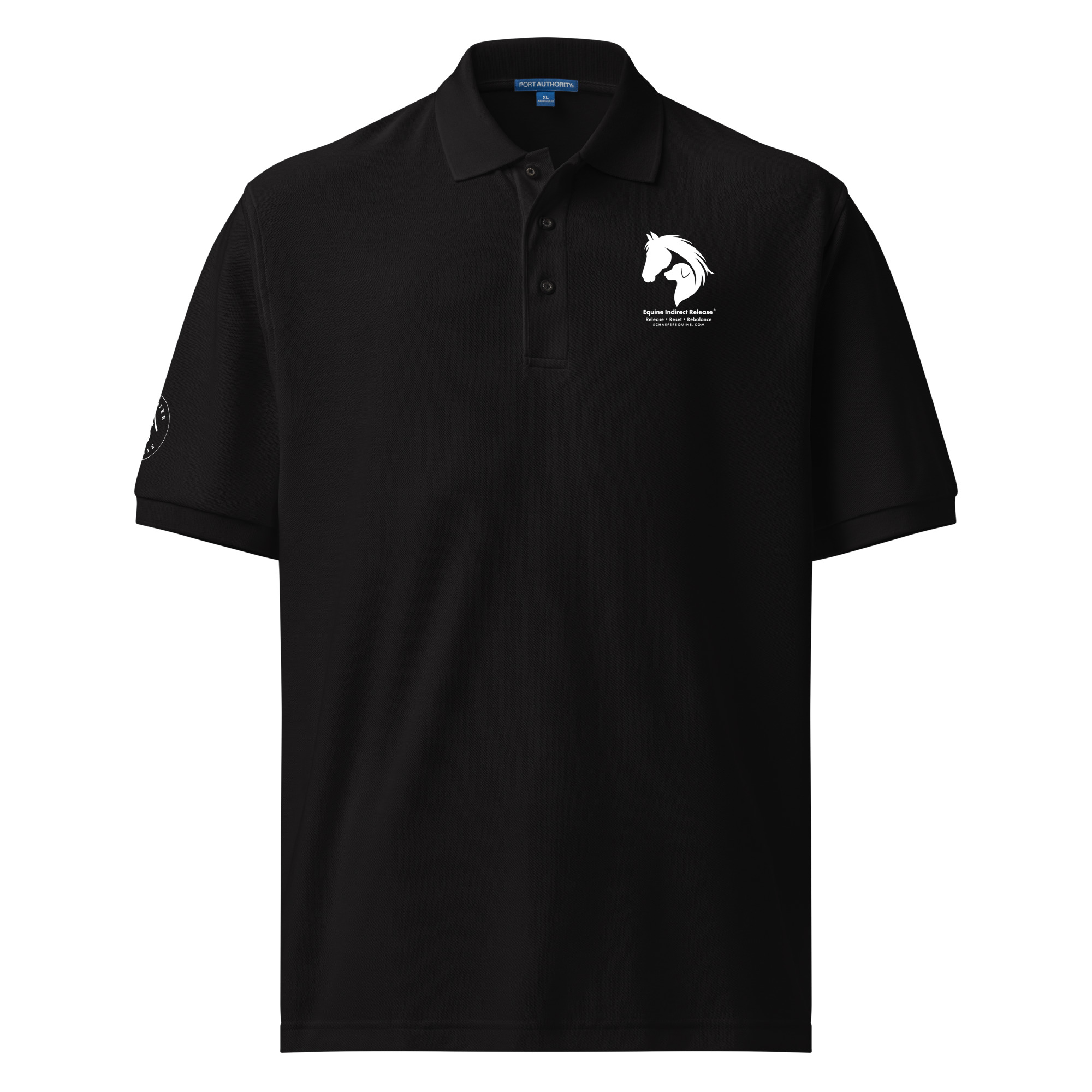 Men's Premium Polo | Schaefer Equine and Equine Indirect Release® - Image 25