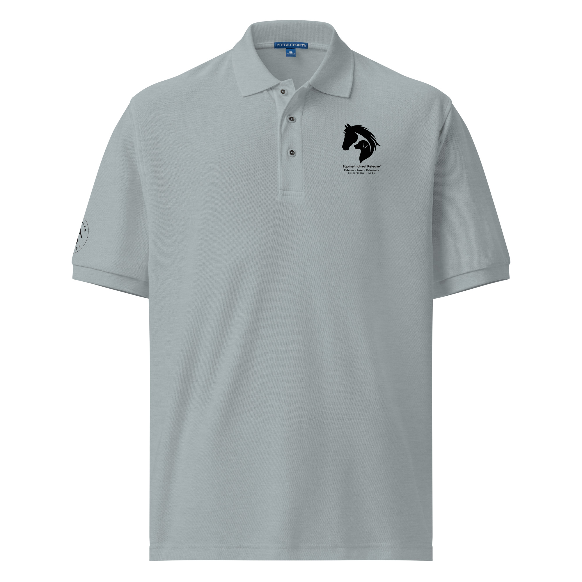 Men's Premium Polo | Schaefer Equine and Equine Indirect Release®