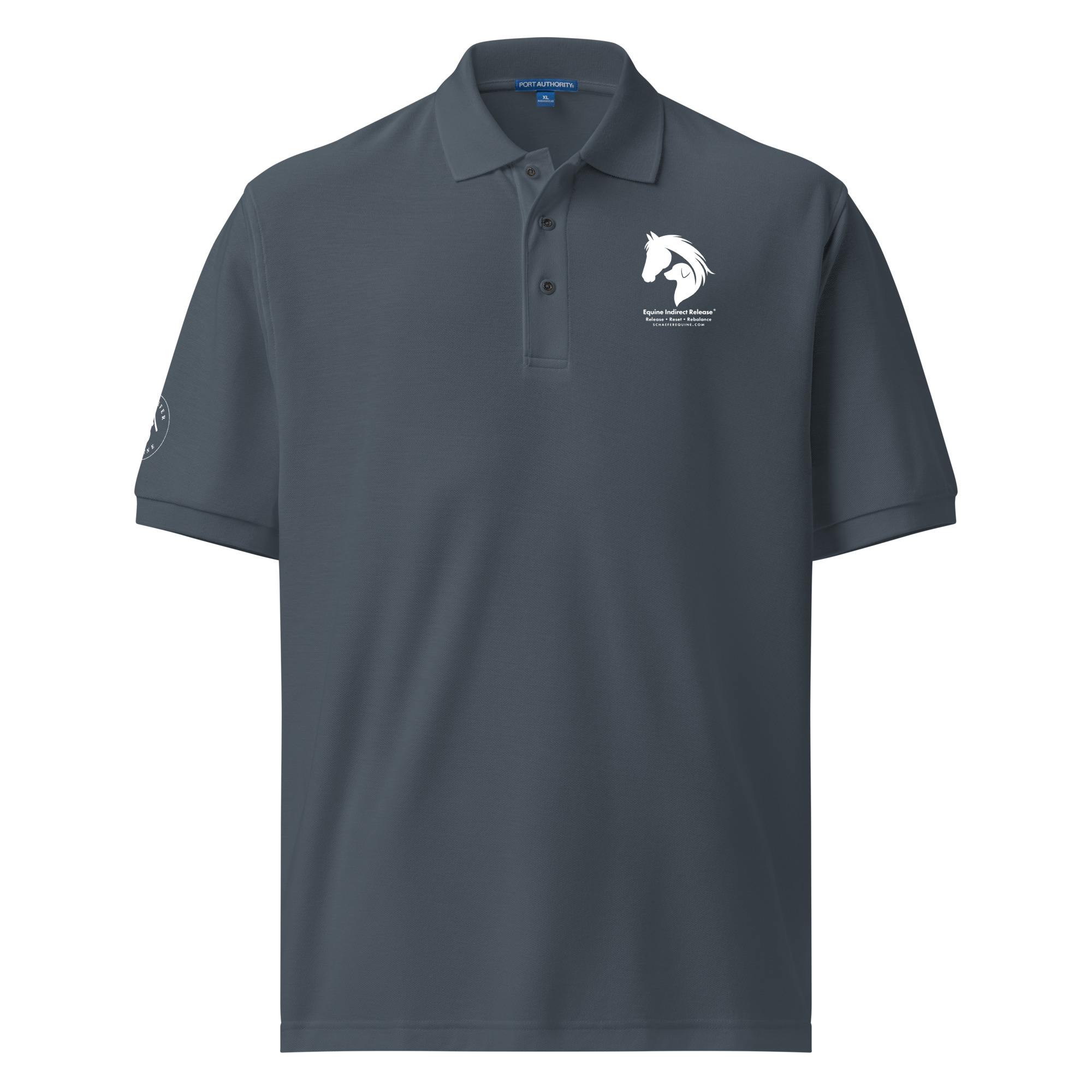 Men's Premium Polo | Schaefer Equine and Equine Indirect Release® - Image 34