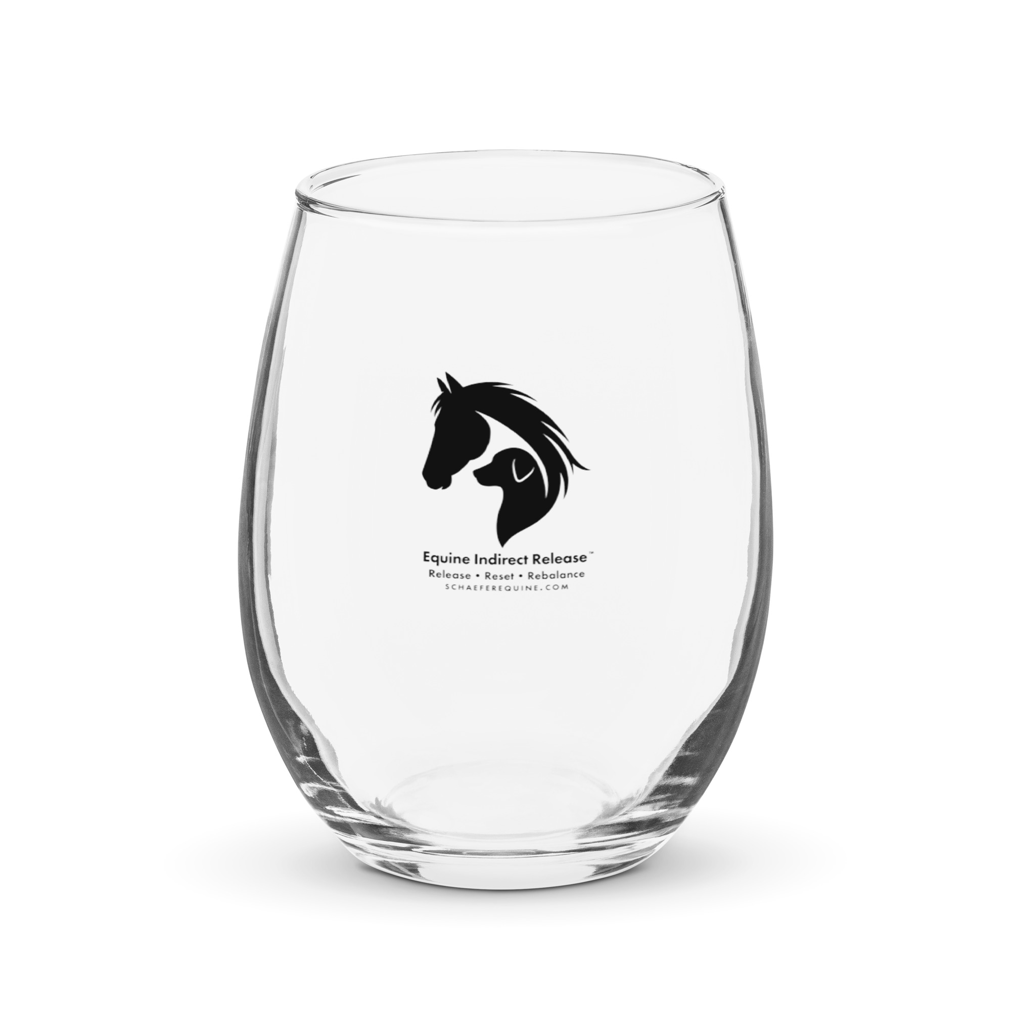 Wine Glass (15 oz) | Schaefer Equine and Equine Indirect Release®