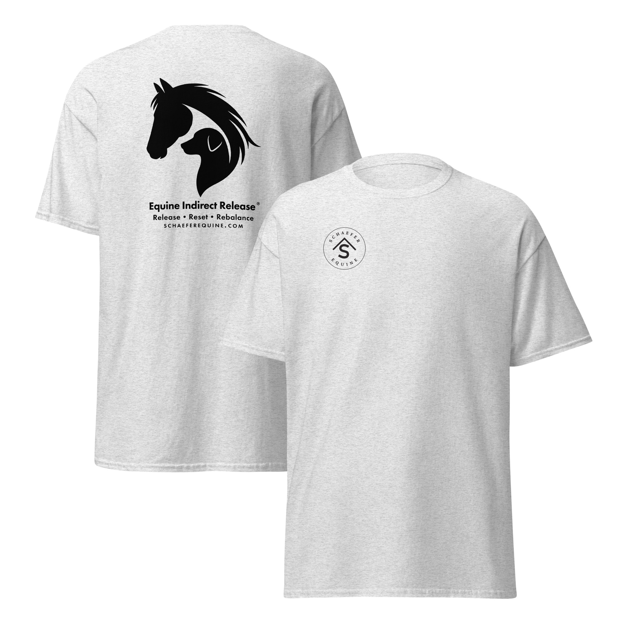 Classic Tee | Black Logo | Schaefer Equine and Equine Indirect Release® - Image 3