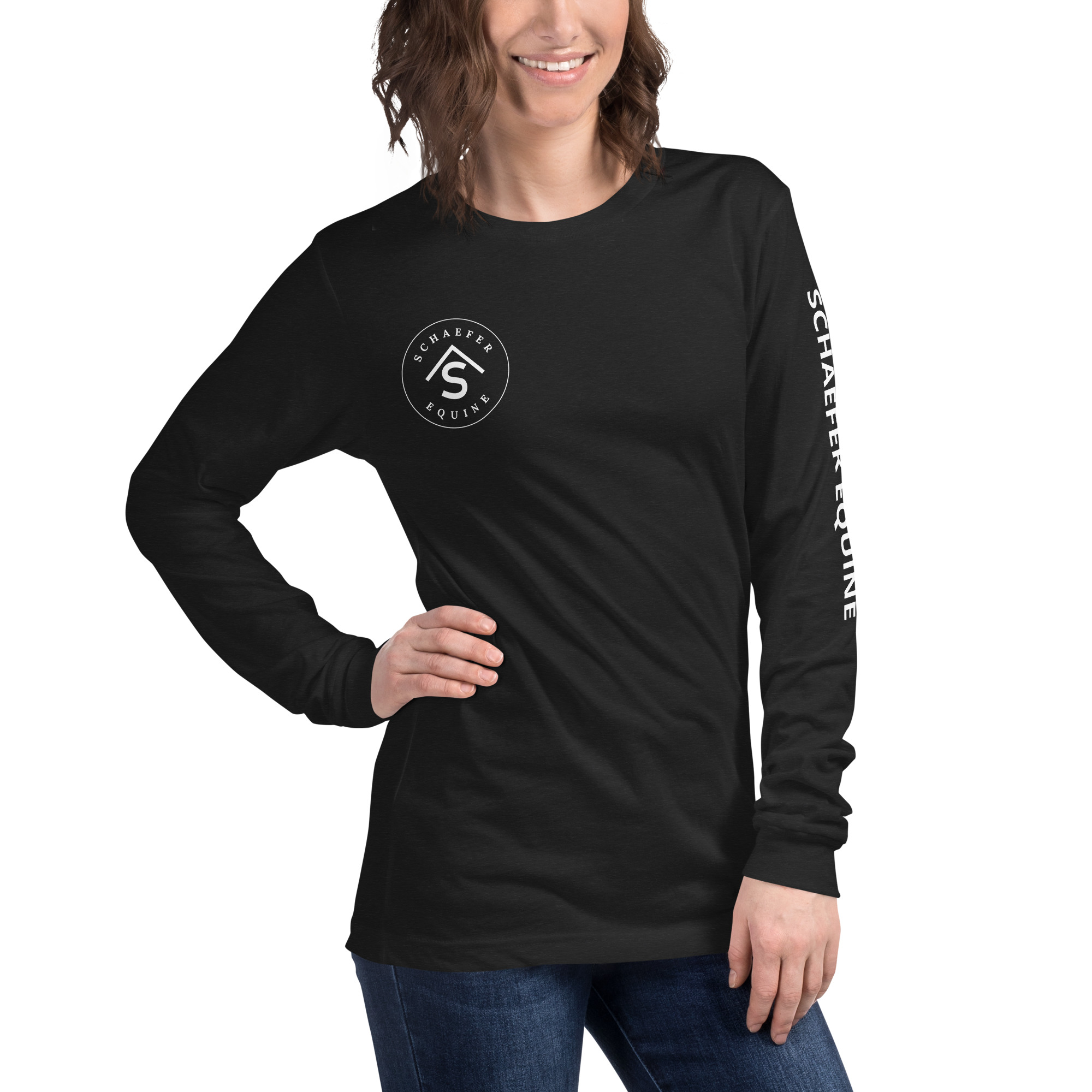 Unisex Long Sleeve Tee | Schaefer Equine and Equine Indirect Release® - Image 113