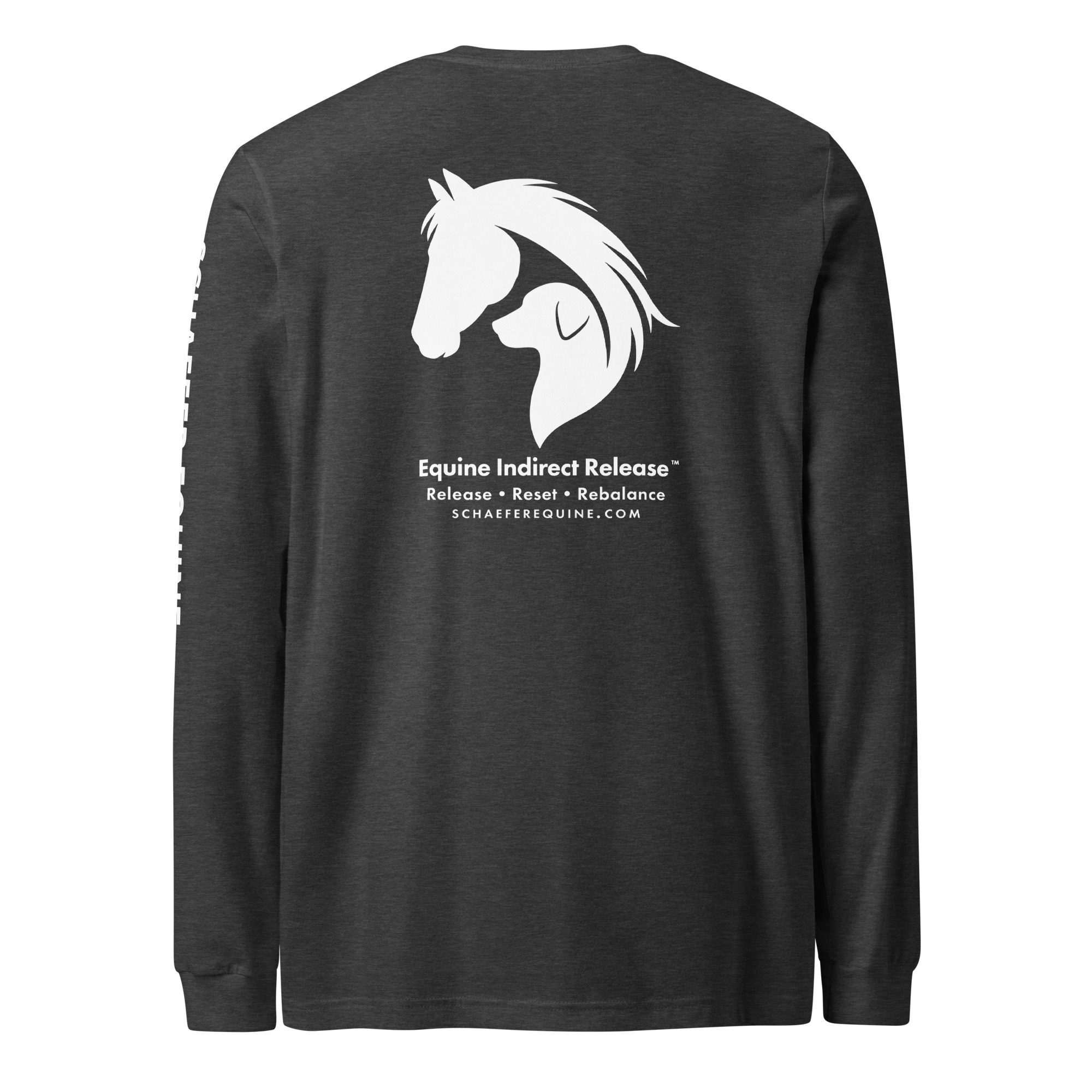 Unisex Long Sleeve Tee | Schaefer Equine and Equine Indirect Release® - Image 7