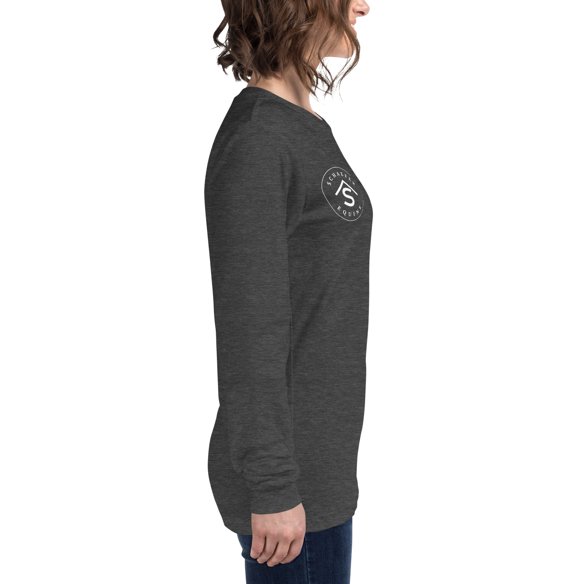 Unisex Long Sleeve Tee | Schaefer Equine and Equine Indirect Release® - Image 135