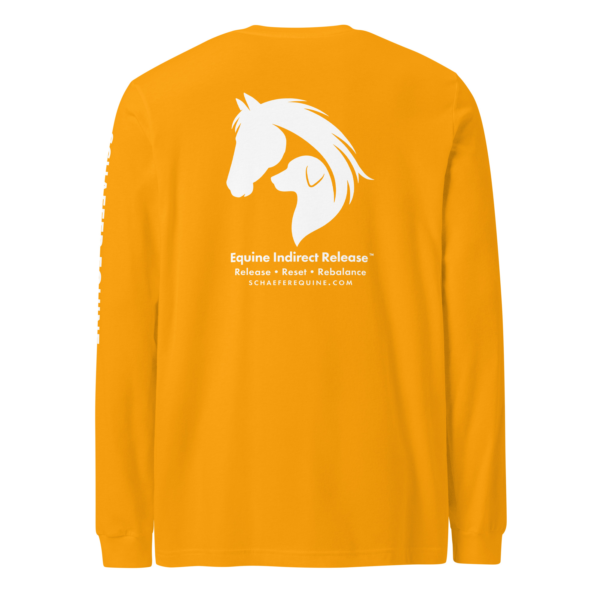 Unisex Long Sleeve Tee | Schaefer Equine and Equine Indirect Release® - Image 14