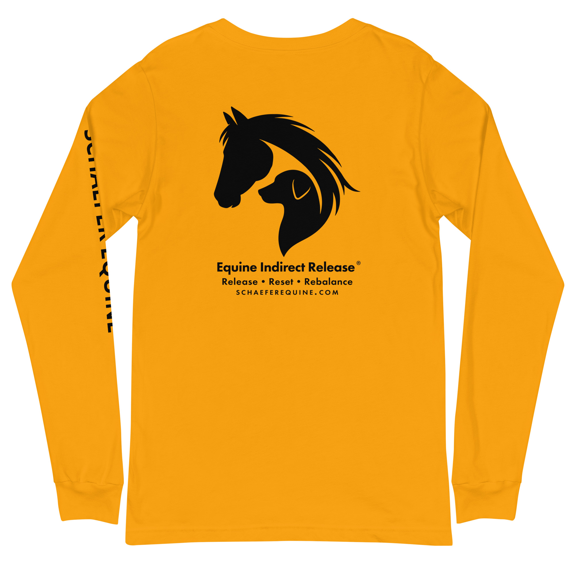 Unisex Long Sleeve Tee | Schaefer Equine and Equine Indirect Release® - Image 192