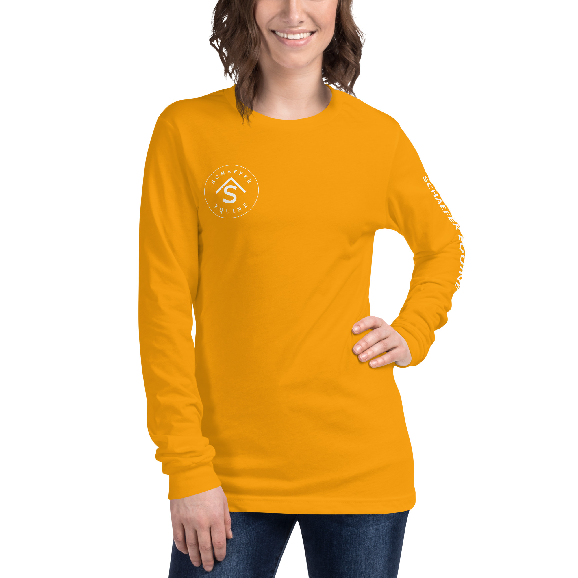 Unisex Long Sleeve Tee | Schaefer Equine and Equine Indirect Release® - Image 62