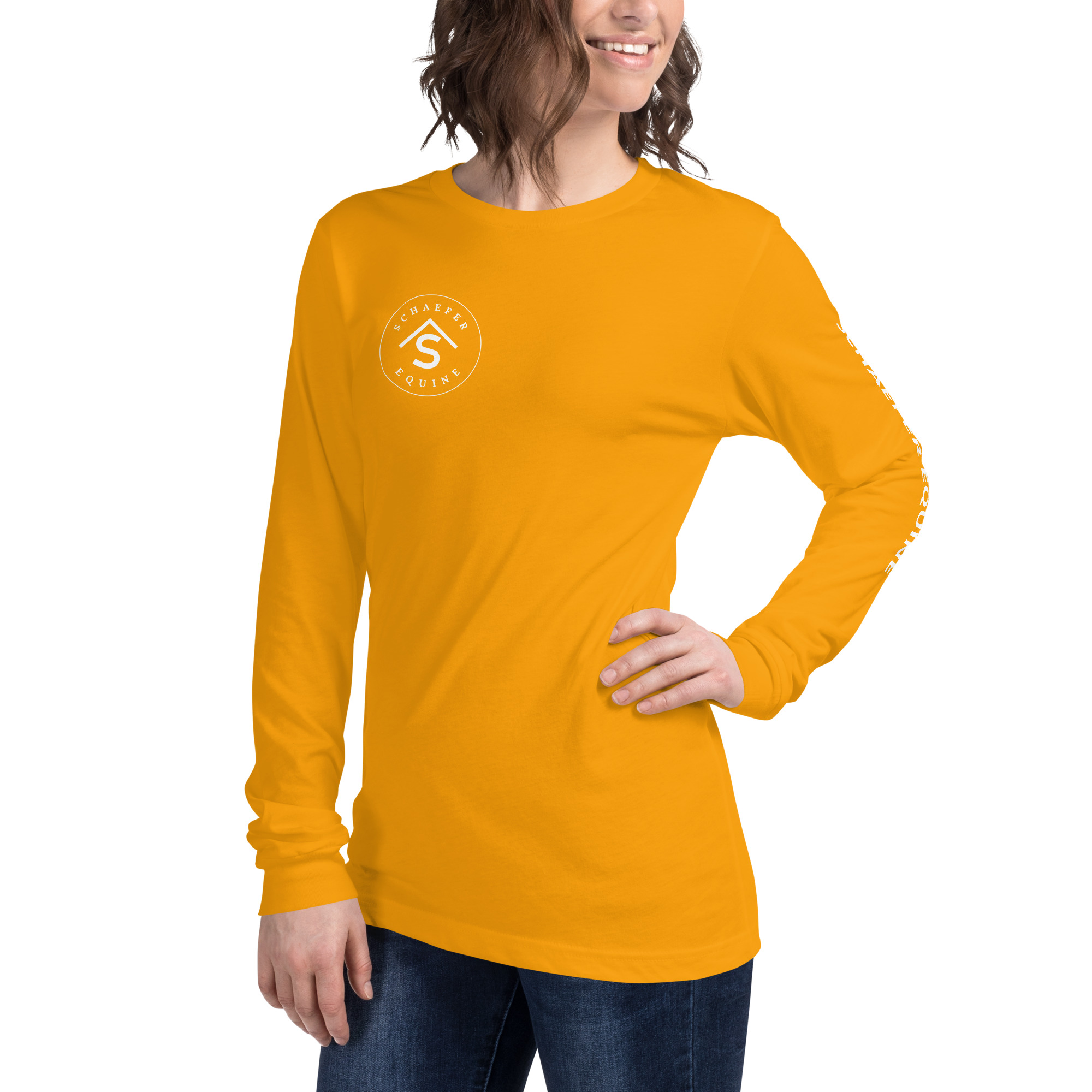 Unisex Long Sleeve Tee | Schaefer Equine and Equine Indirect Release® - Image 94