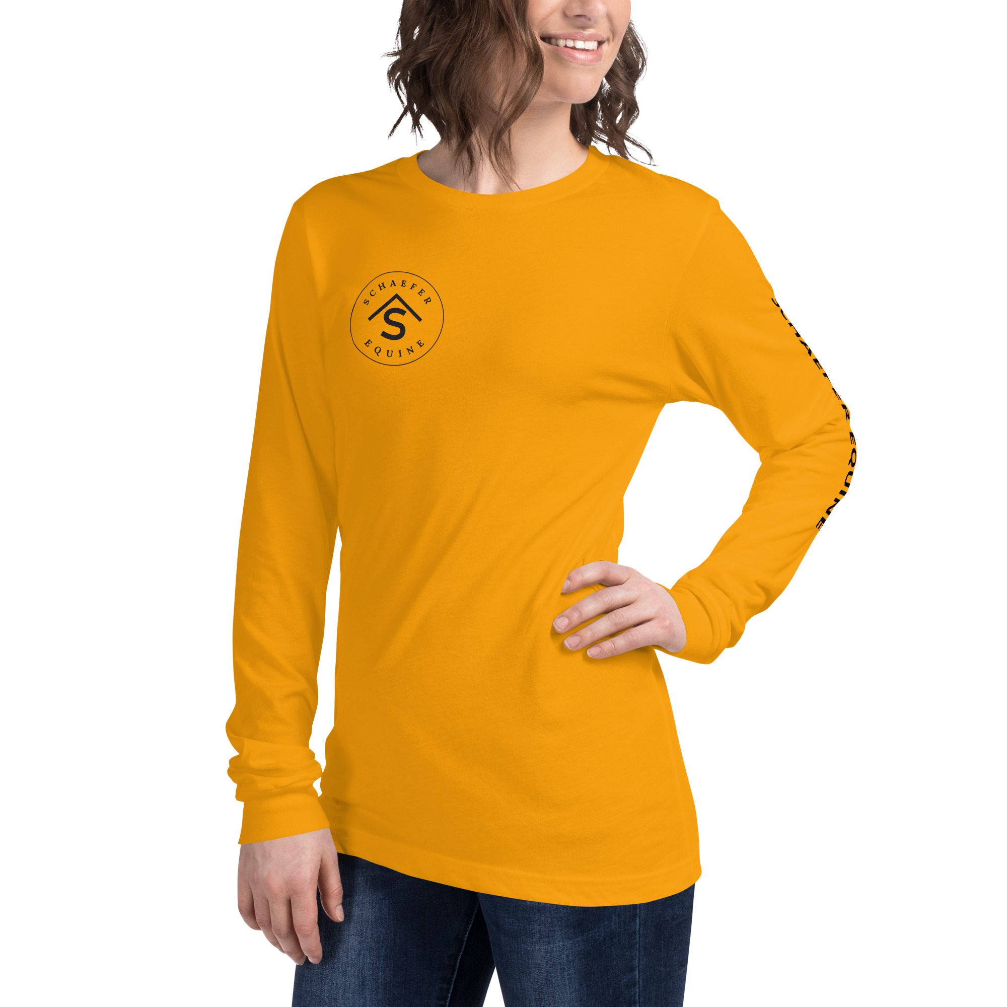 Unisex Long Sleeve Tee | Schaefer Equine and Equine Indirect Release® - Image 152