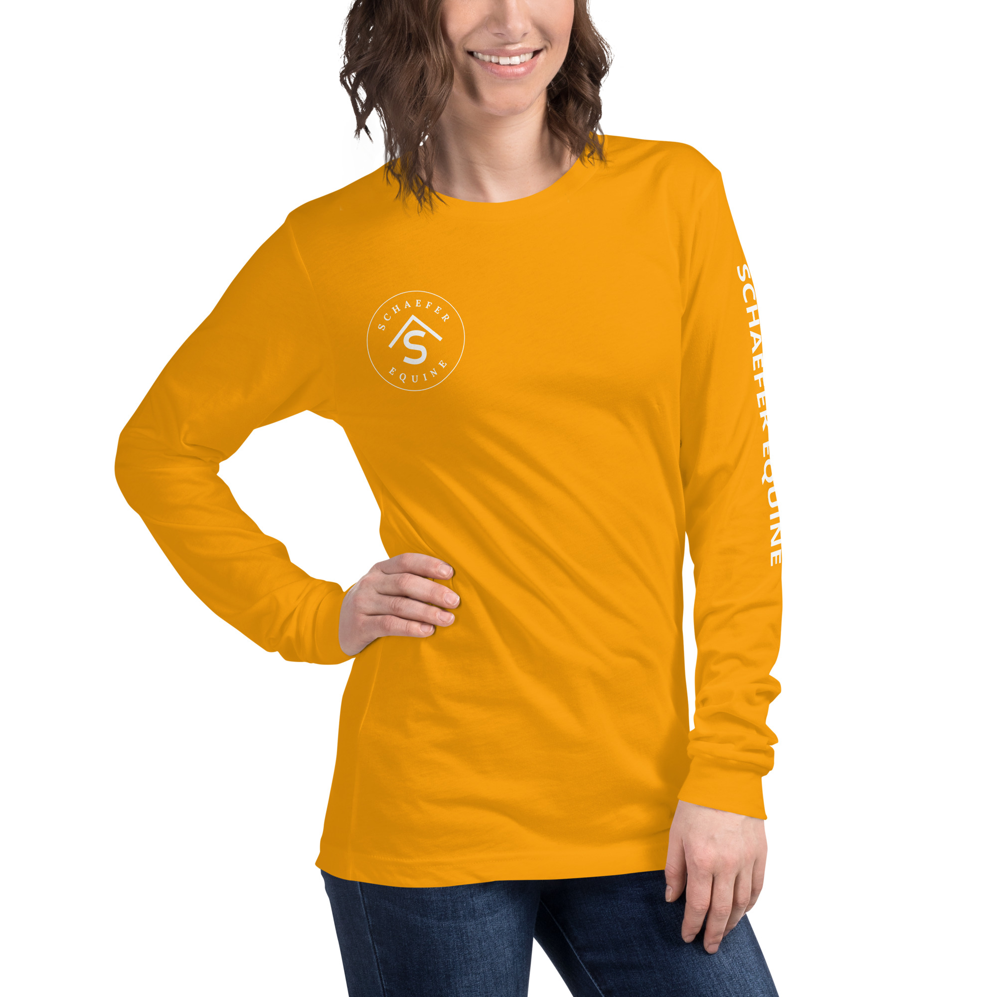 Unisex Long Sleeve Tee | Schaefer Equine and Equine Indirect Release® - Image 126