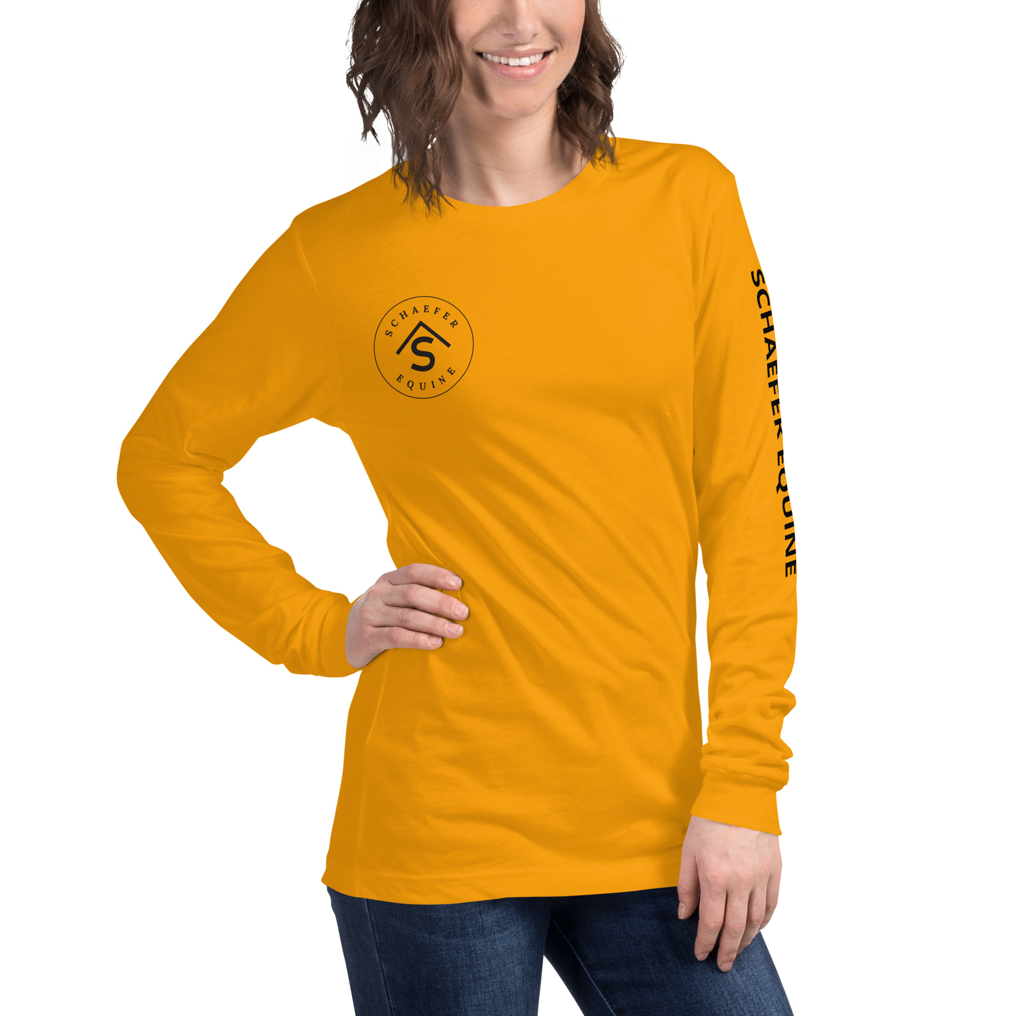 Unisex Long Sleeve Tee | Schaefer Equine and Equine Indirect Release® - Image 154