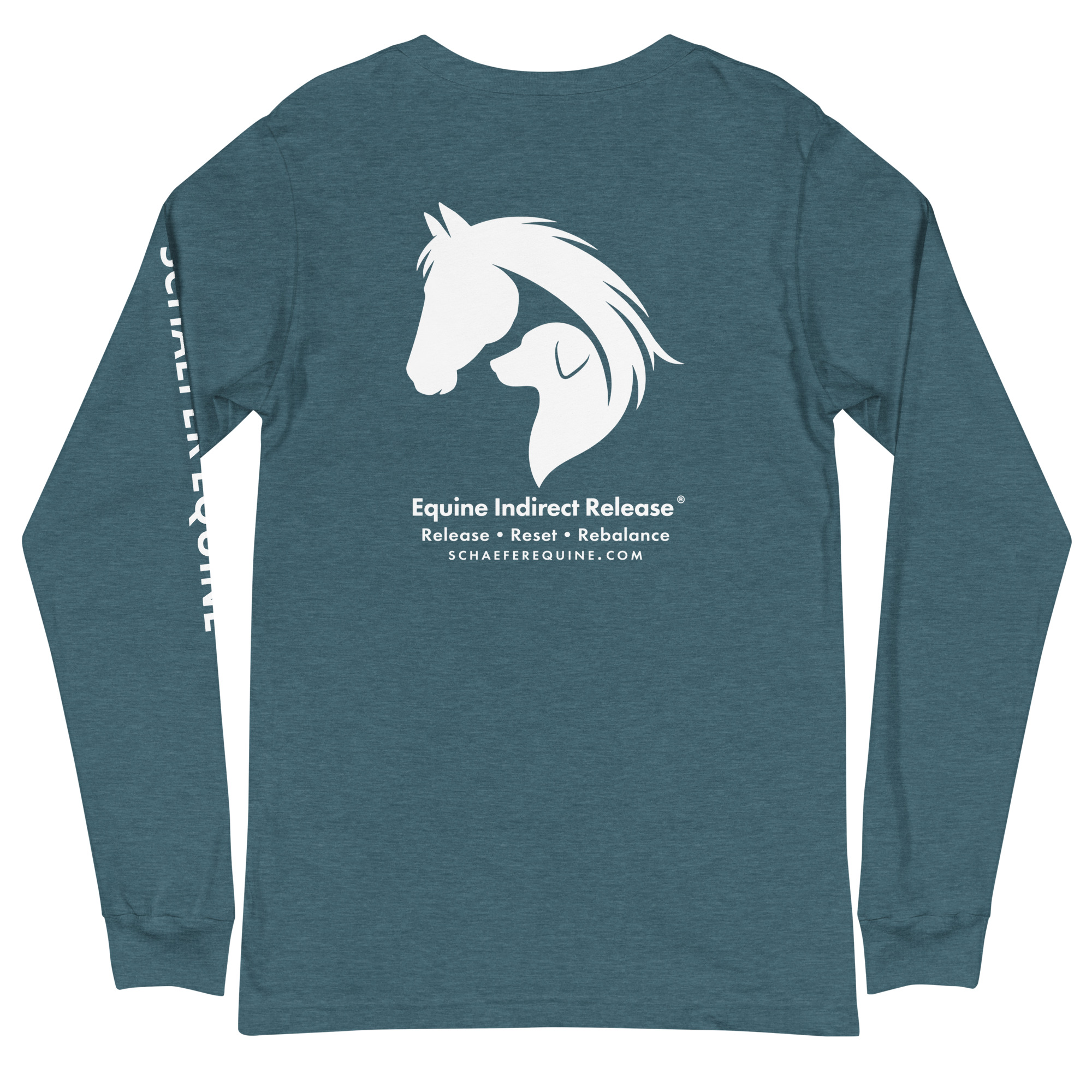 Unisex Long Sleeve Tee | Schaefer Equine and Equine Indirect Release® - Image 182