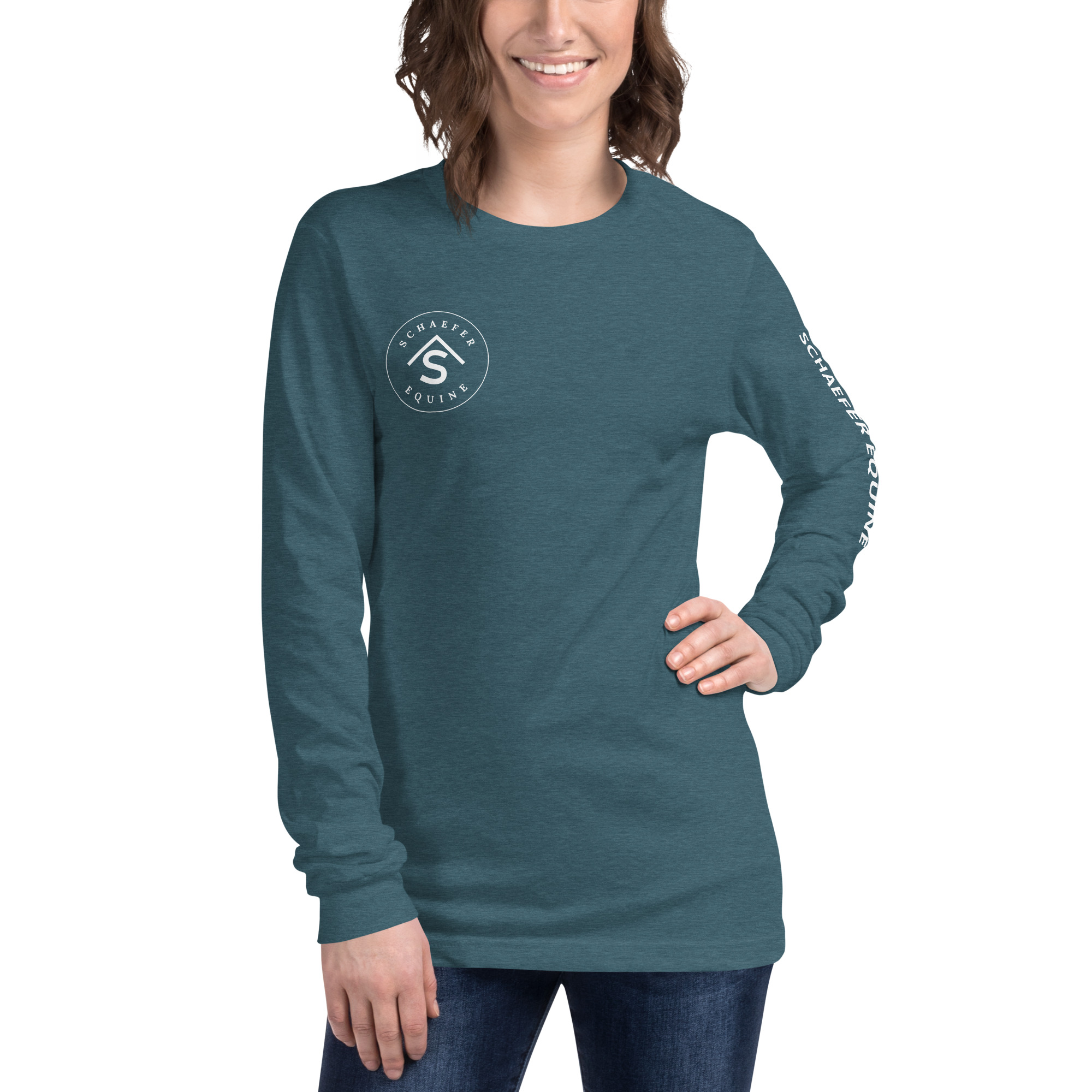 Unisex Long Sleeve Tee | Schaefer Equine and Equine Indirect Release® - Image 58