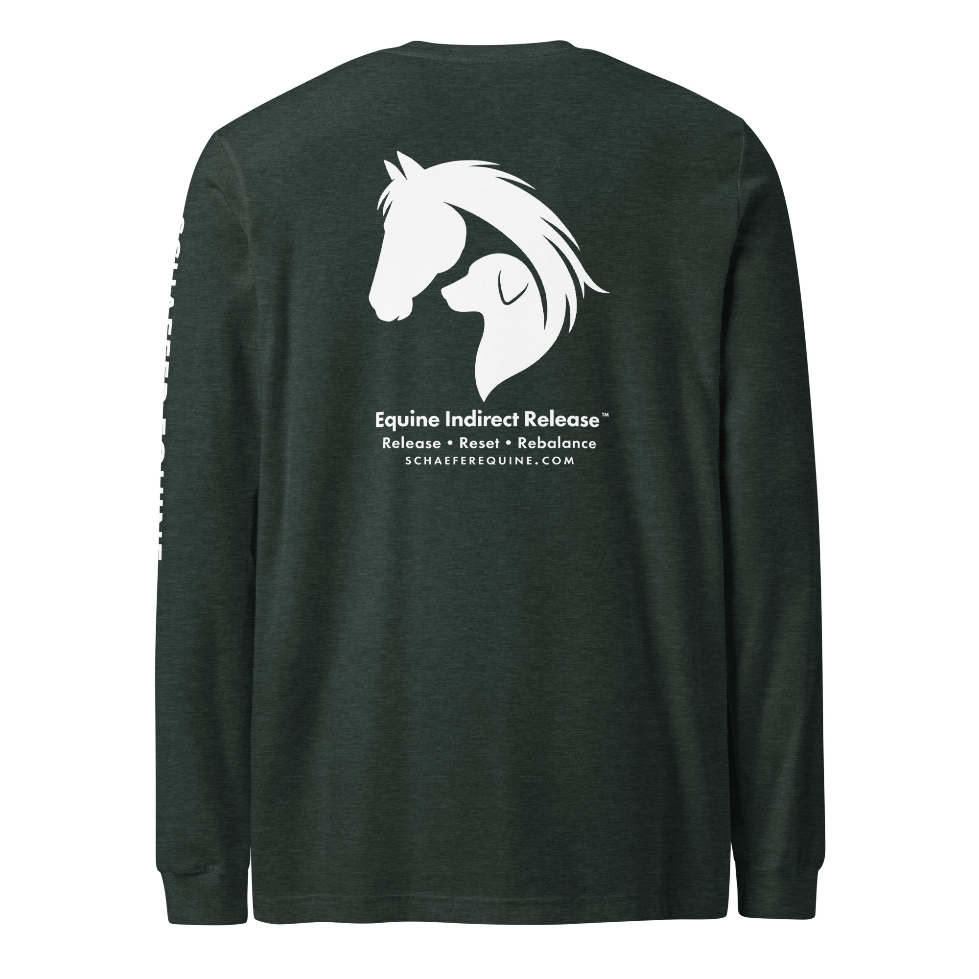Unisex Long Sleeve Tee | Schaefer Equine and Equine Indirect Release® - Image 6