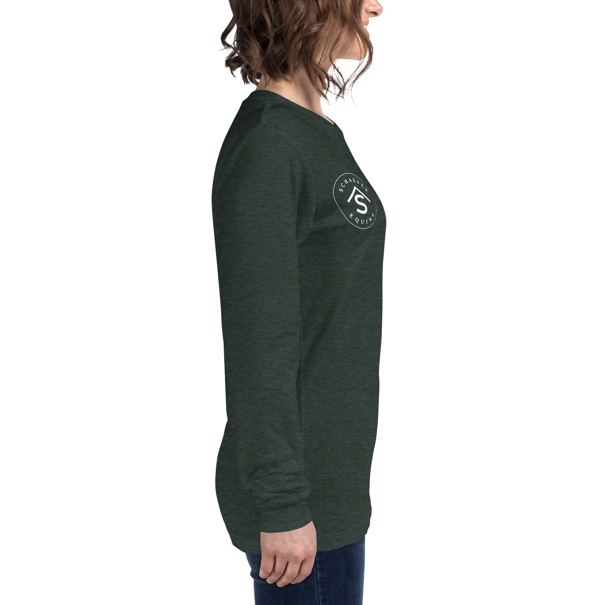 Unisex Long Sleeve Tee | Schaefer Equine and Equine Indirect Release® - Image 134