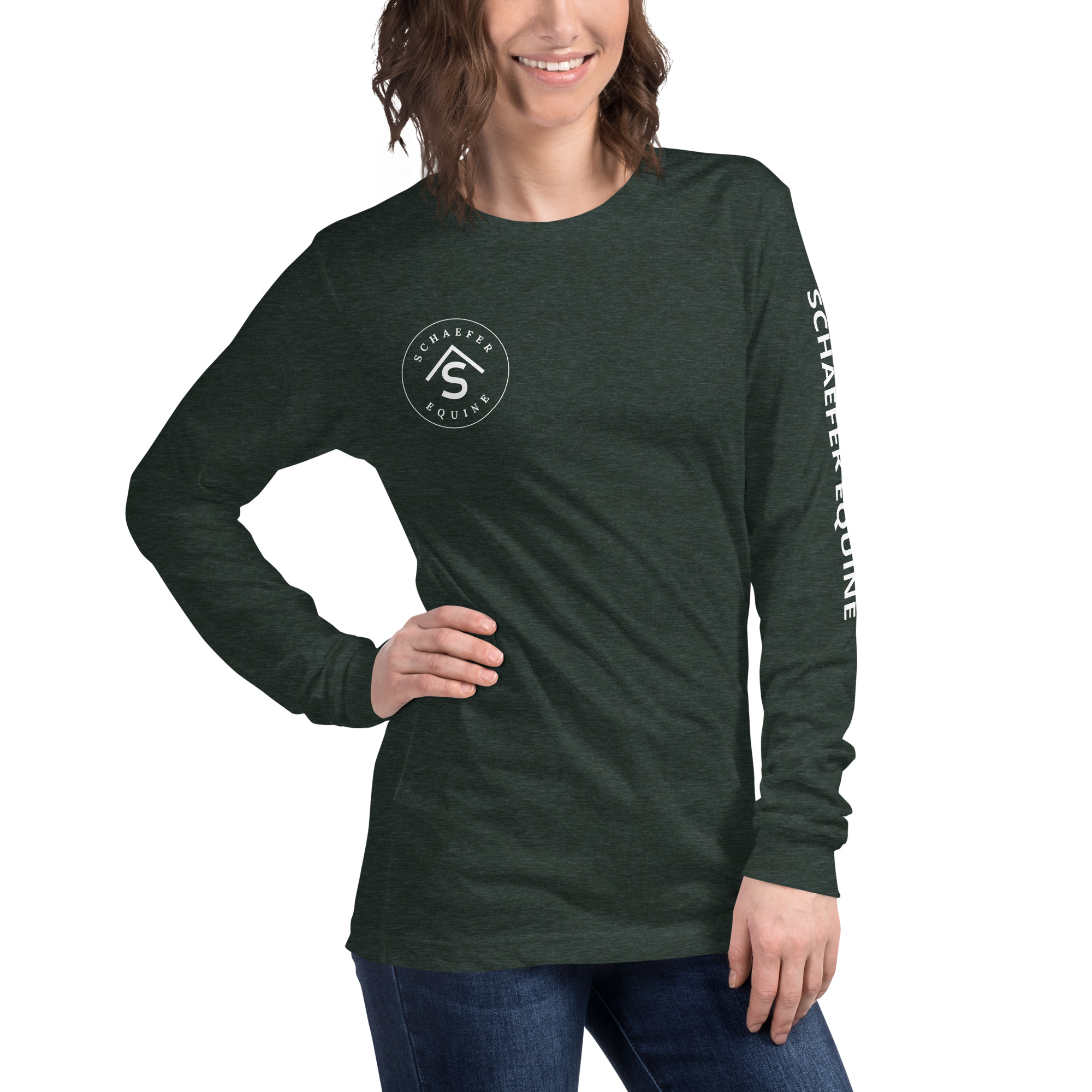 Unisex Long Sleeve Tee | Schaefer Equine and Equine Indirect Release® - Image 118