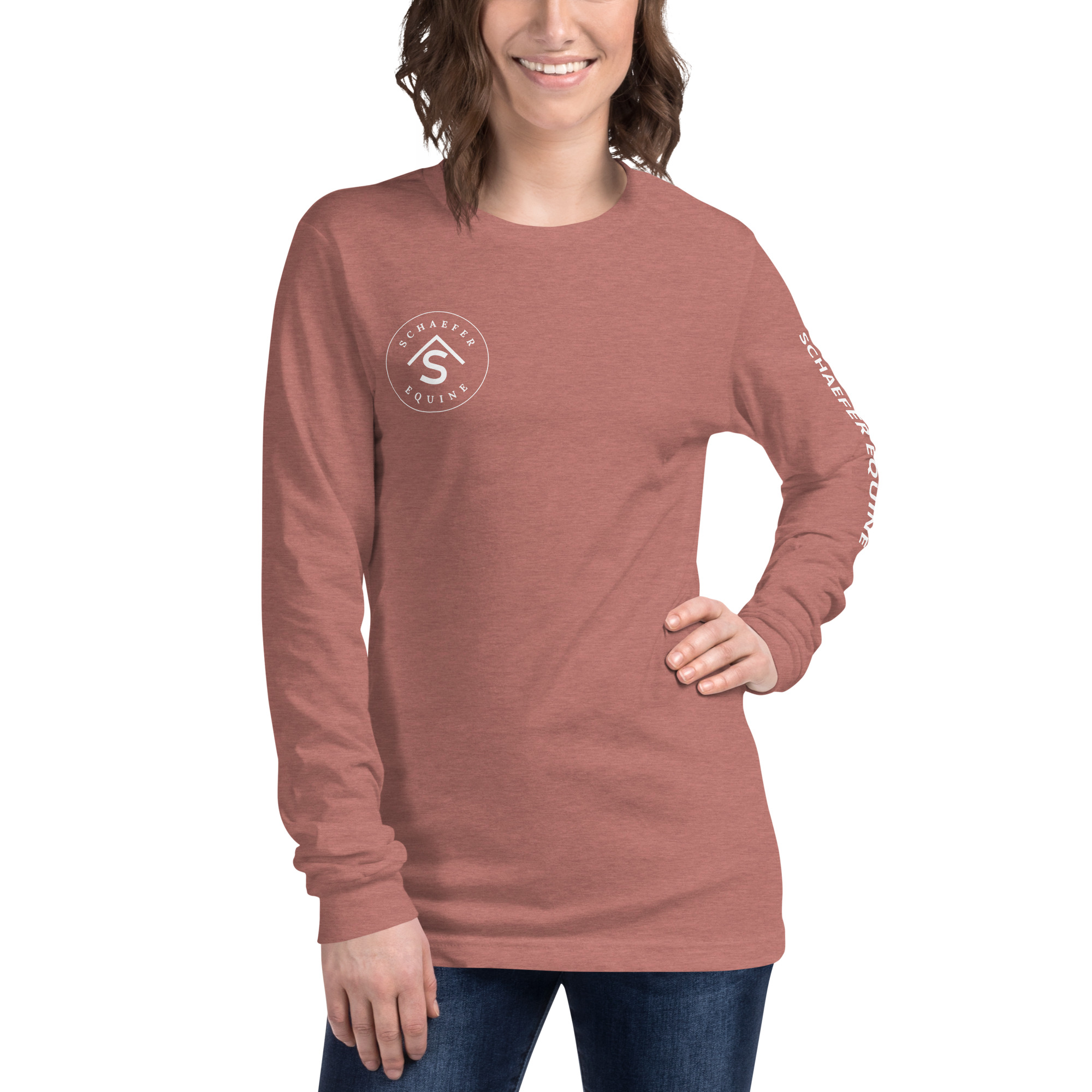 Unisex Long Sleeve Tee | Schaefer Equine and Equine Indirect Release® - Image 60