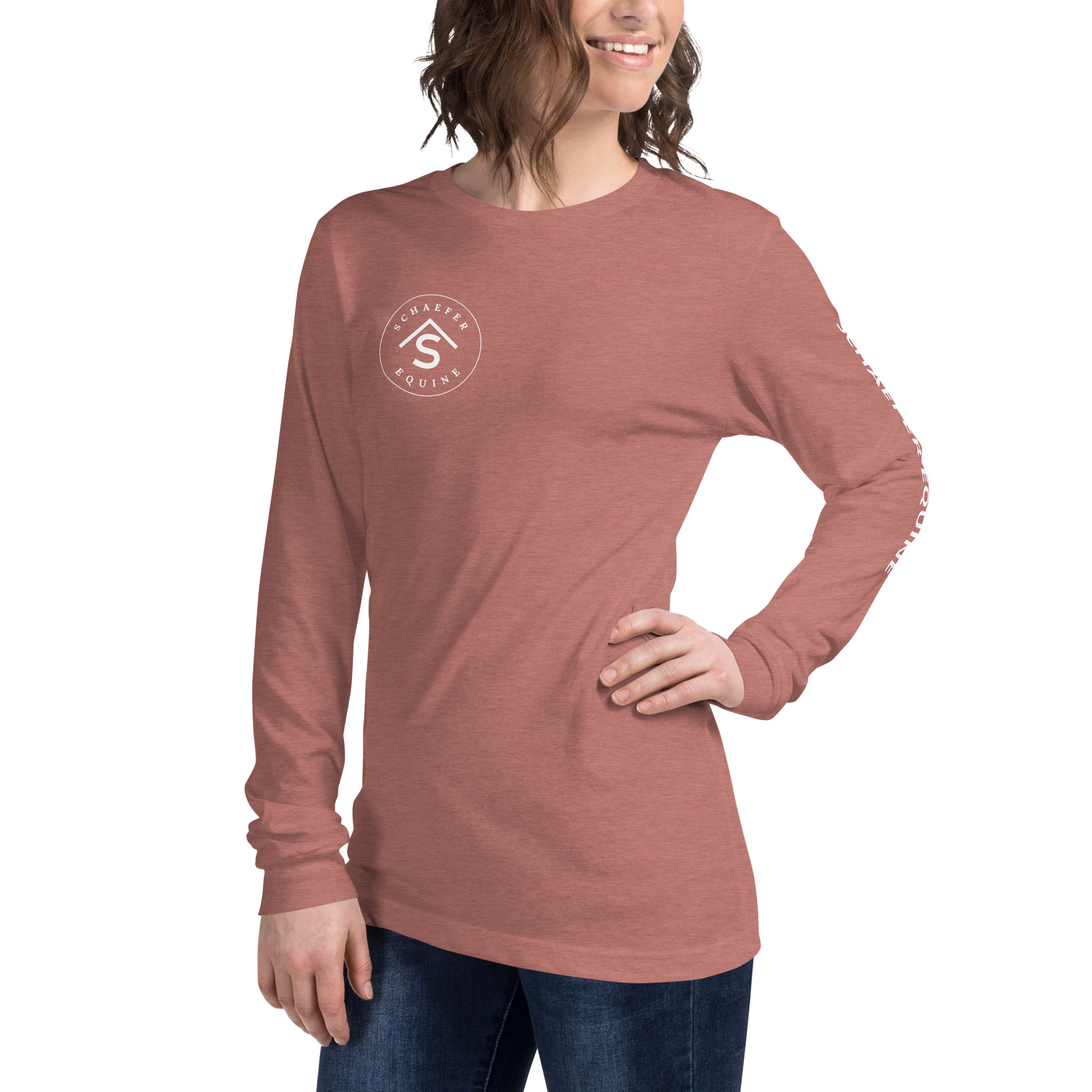 Unisex Long Sleeve Tee | Schaefer Equine and Equine Indirect Release® - Image 92