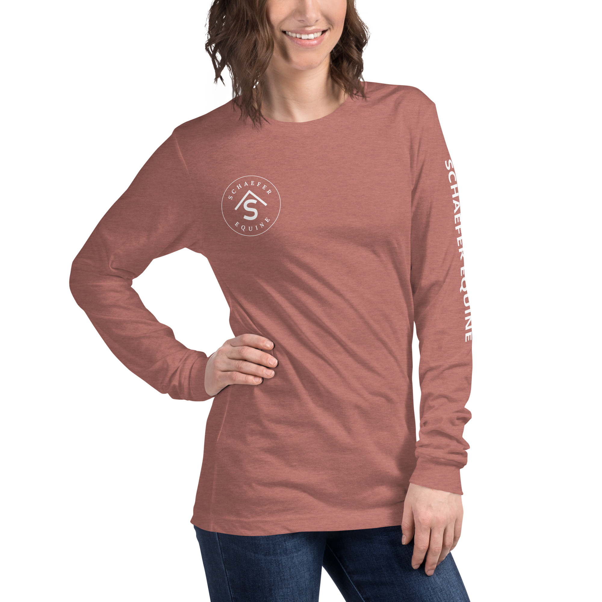 Unisex Long Sleeve Tee | Schaefer Equine and Equine Indirect Release® - Image 124