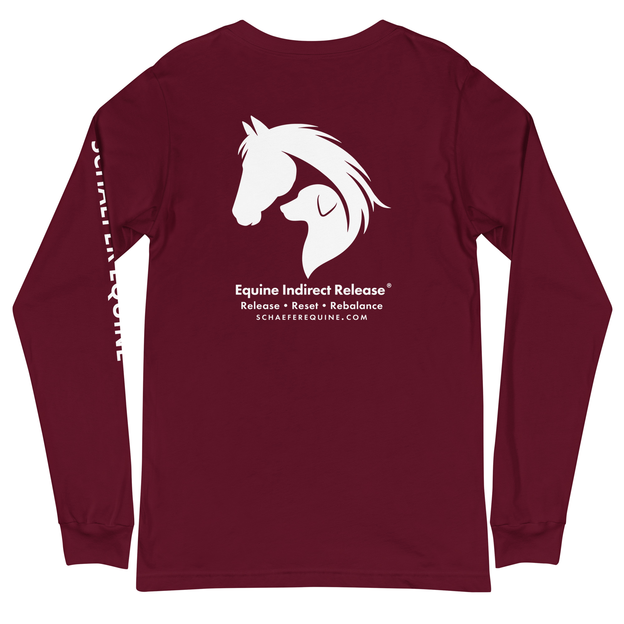 Unisex Long Sleeve Tee | Schaefer Equine and Equine Indirect Release® - Image 170