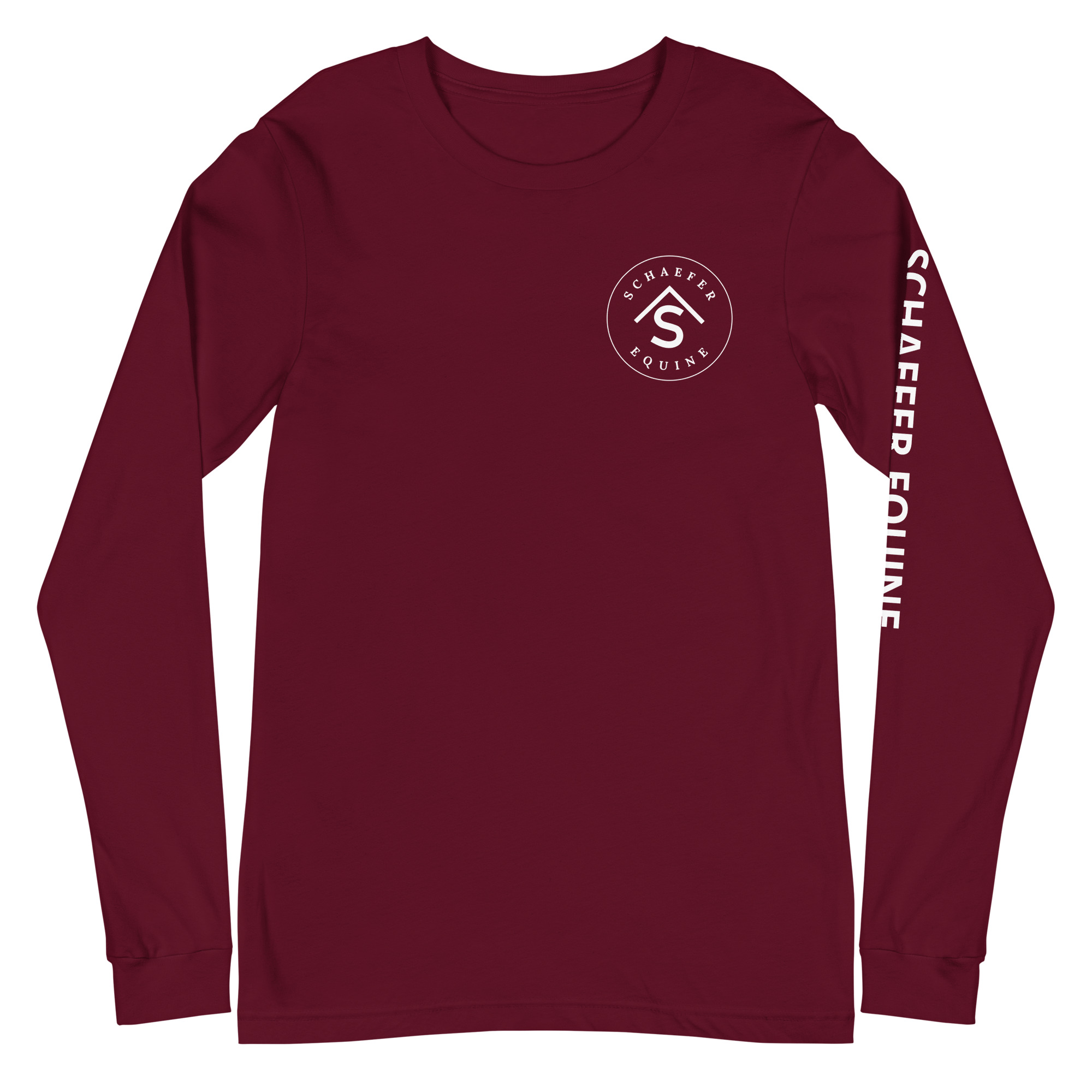 Unisex Long Sleeve Tee | Schaefer Equine and Equine Indirect Release® - Image 169