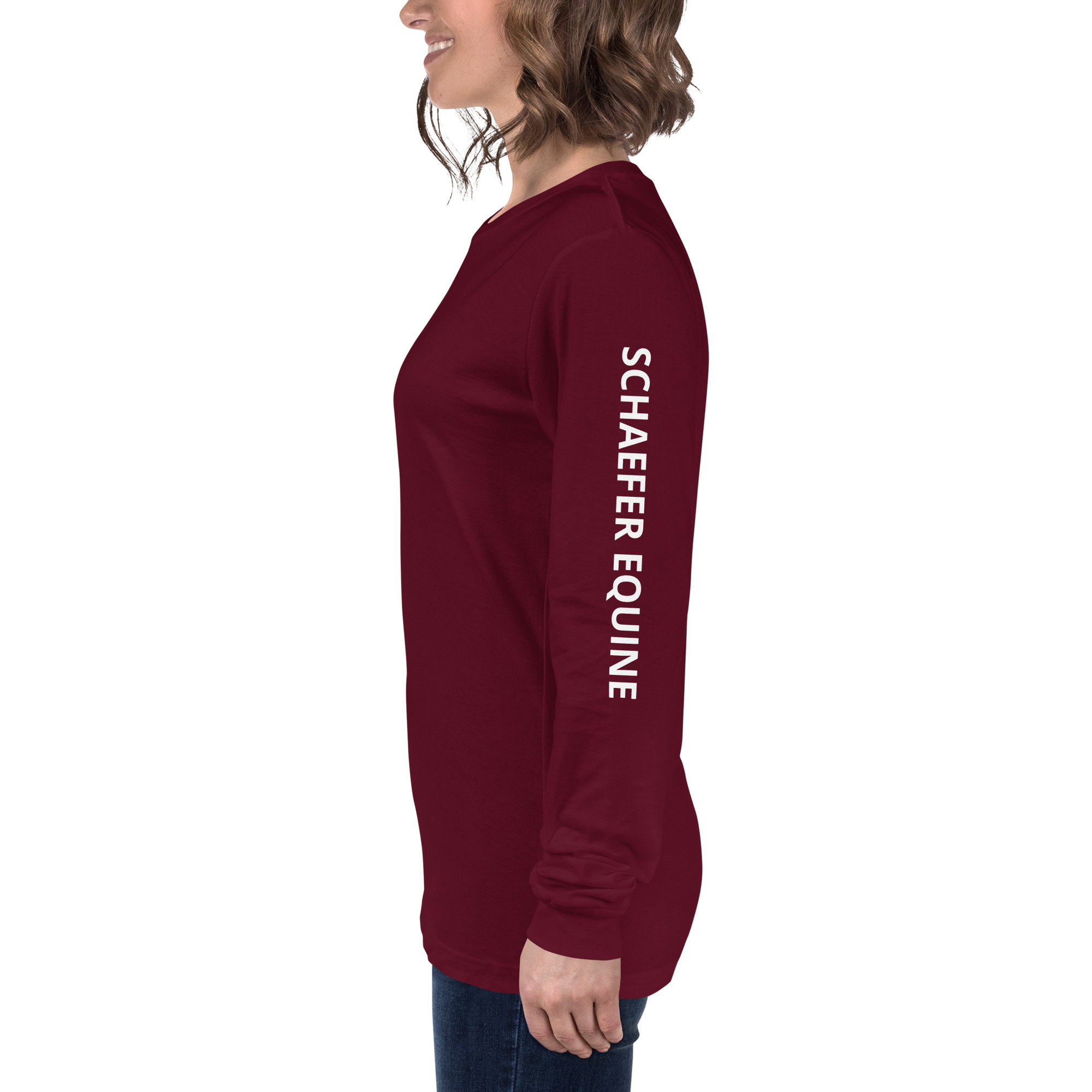 Unisex Long Sleeve Tee | Schaefer Equine and Equine Indirect Release® - Image 100
