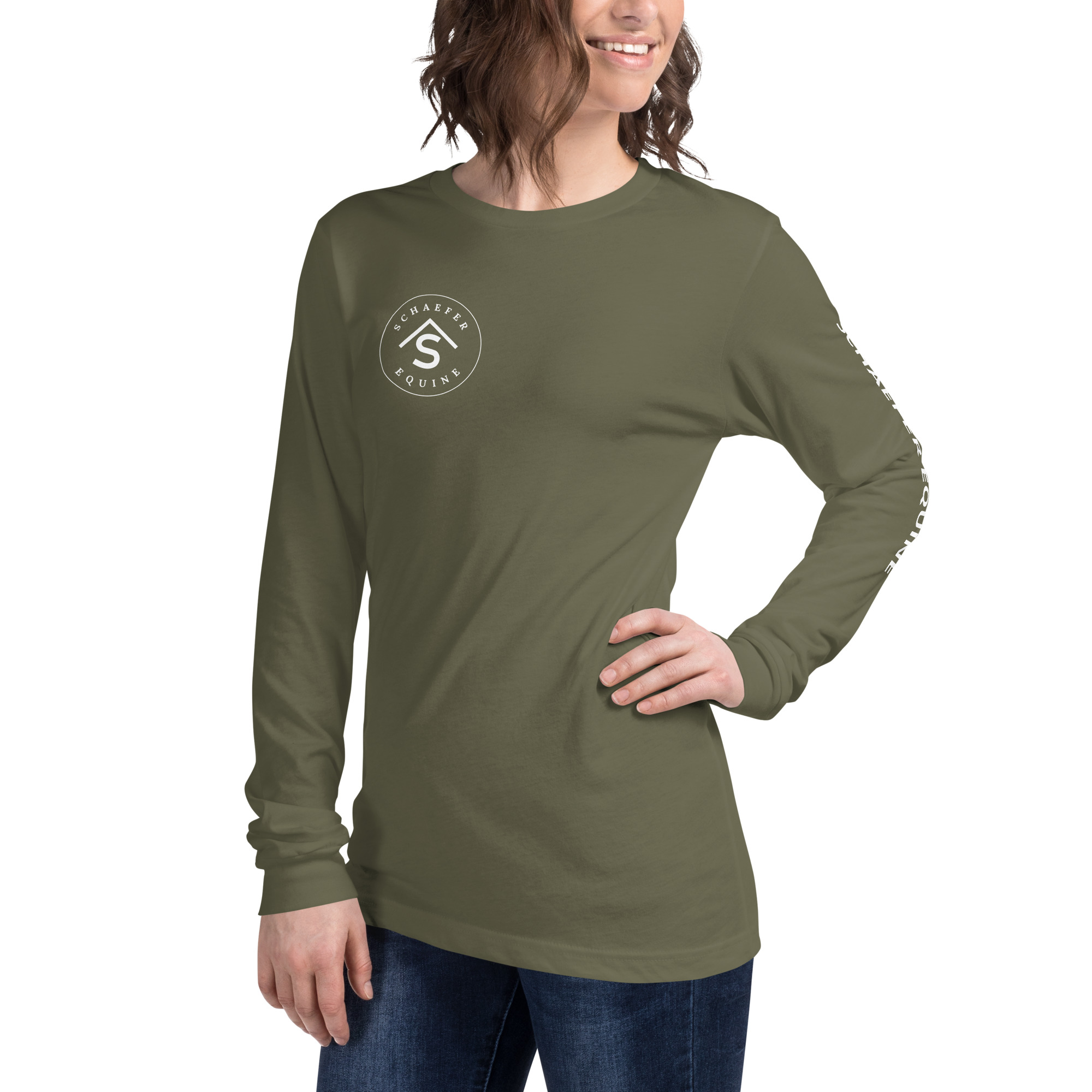 Unisex Long Sleeve Tee | Schaefer Equine and Equine Indirect Release® - Image 91