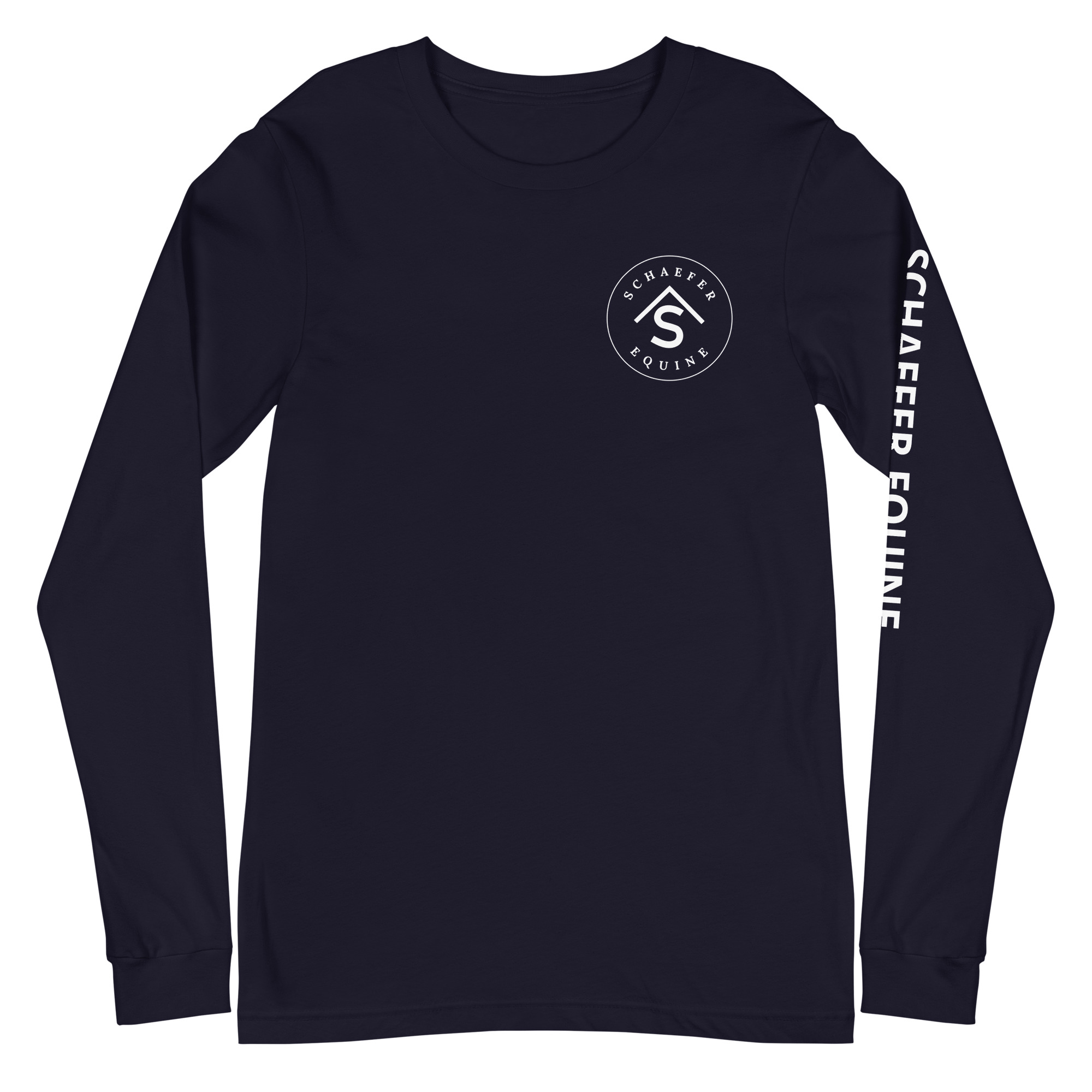 Unisex Long Sleeve Tee | Schaefer Equine and Equine Indirect Release® - Image 167