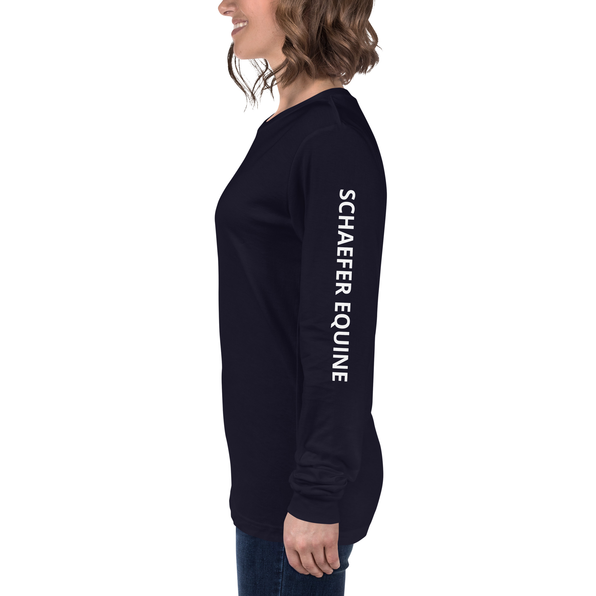 Unisex Long Sleeve Tee | Schaefer Equine and Equine Indirect Release® - Image 99