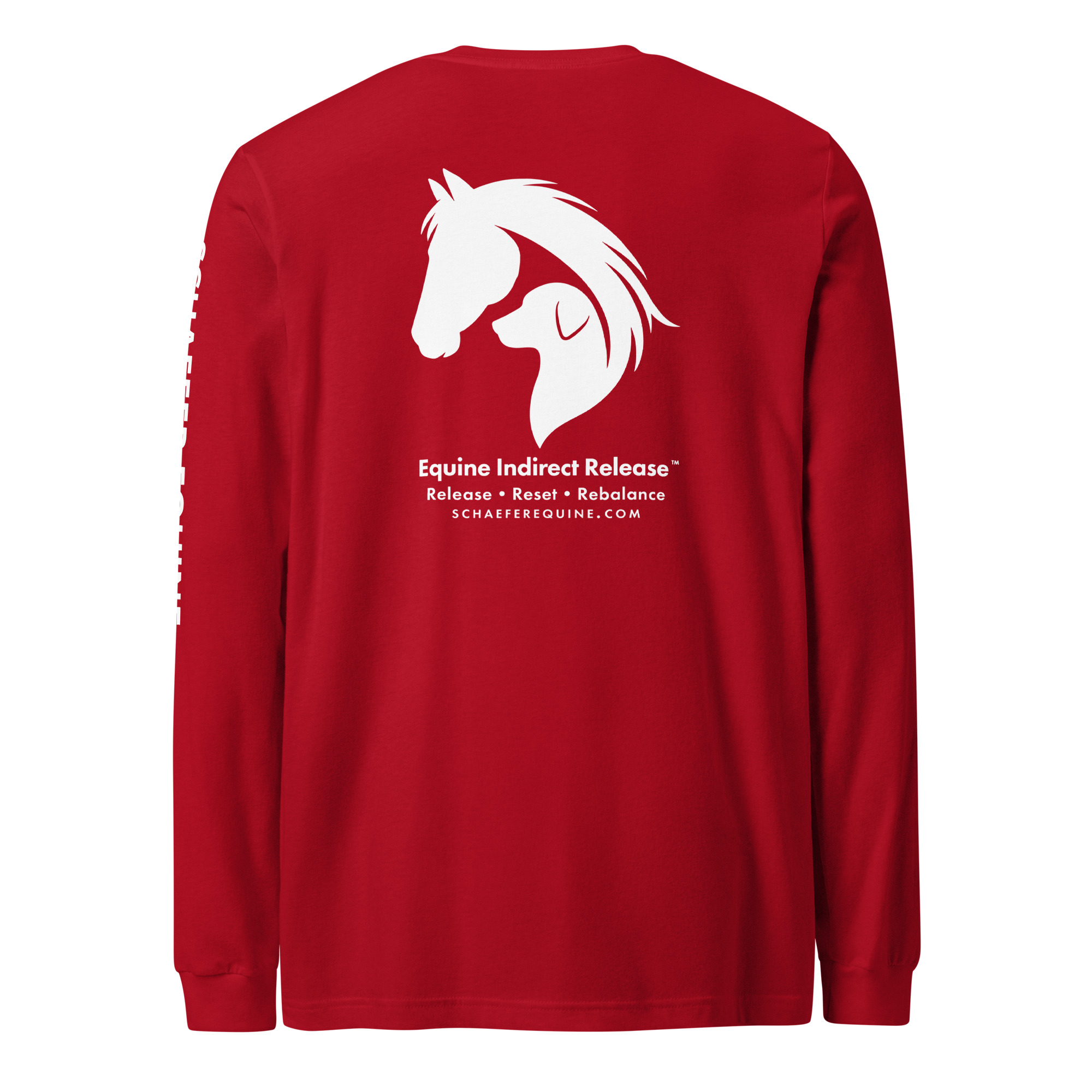 Unisex Long Sleeve Tee | Schaefer Equine and Equine Indirect Release® - Image 5
