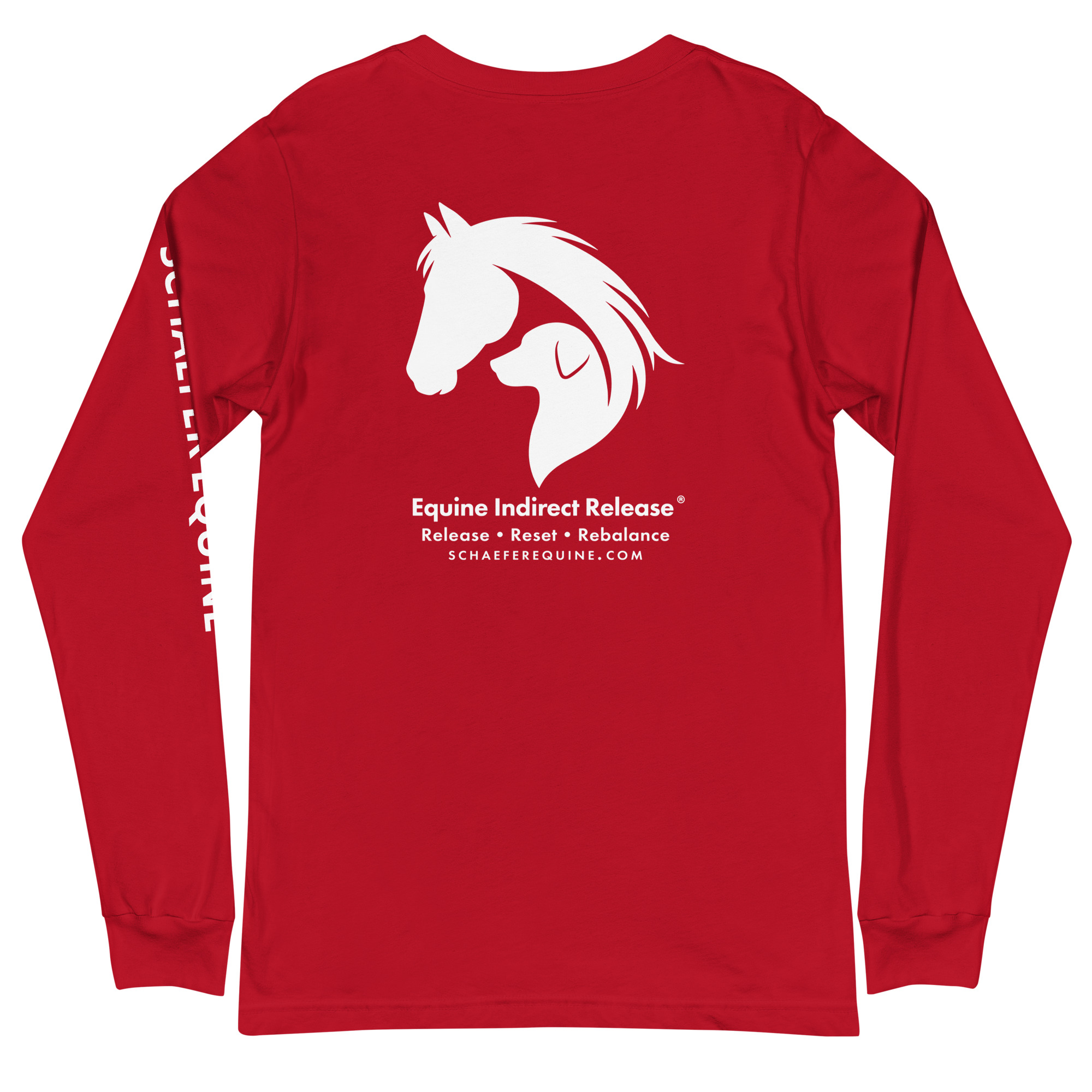 Unisex Long Sleeve Tee | Schaefer Equine and Equine Indirect Release® - Image 172