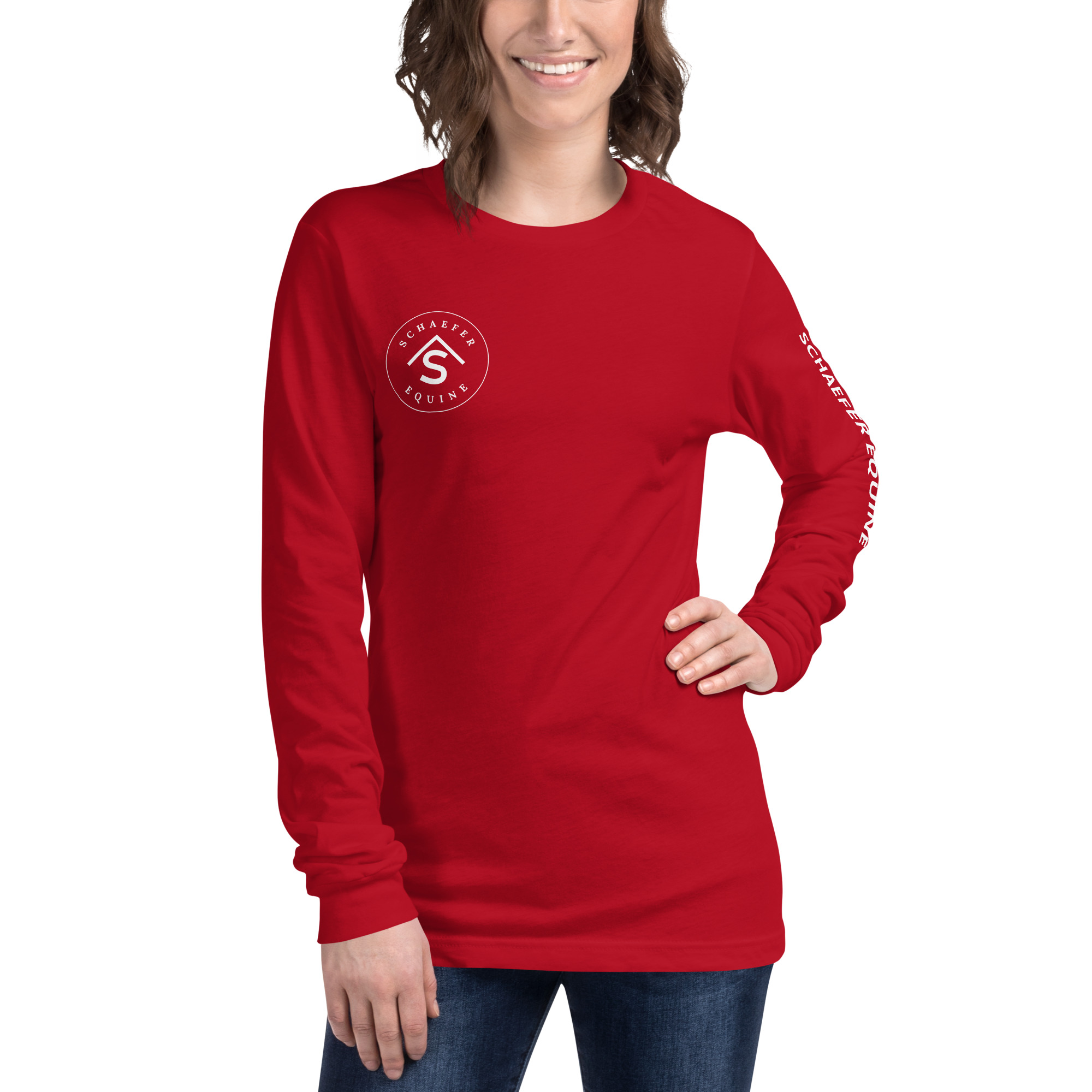 Unisex Long Sleeve Tee | Schaefer Equine and Equine Indirect Release® - Image 53