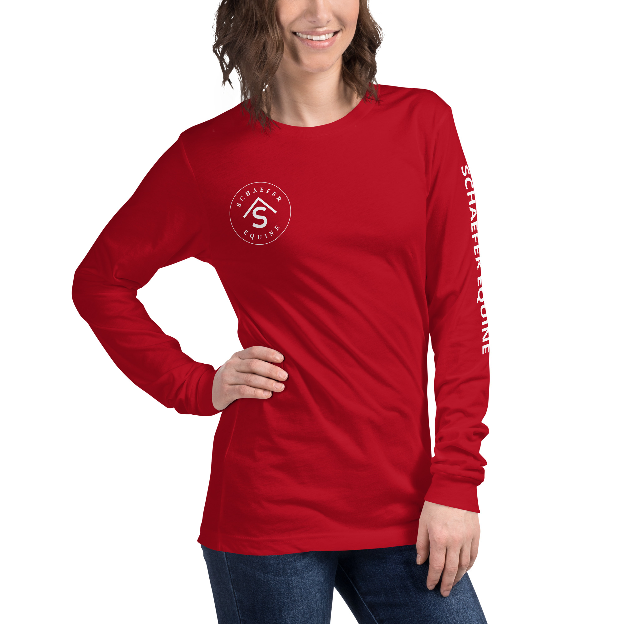 Unisex Long Sleeve Tee | Schaefer Equine and Equine Indirect Release® - Image 117