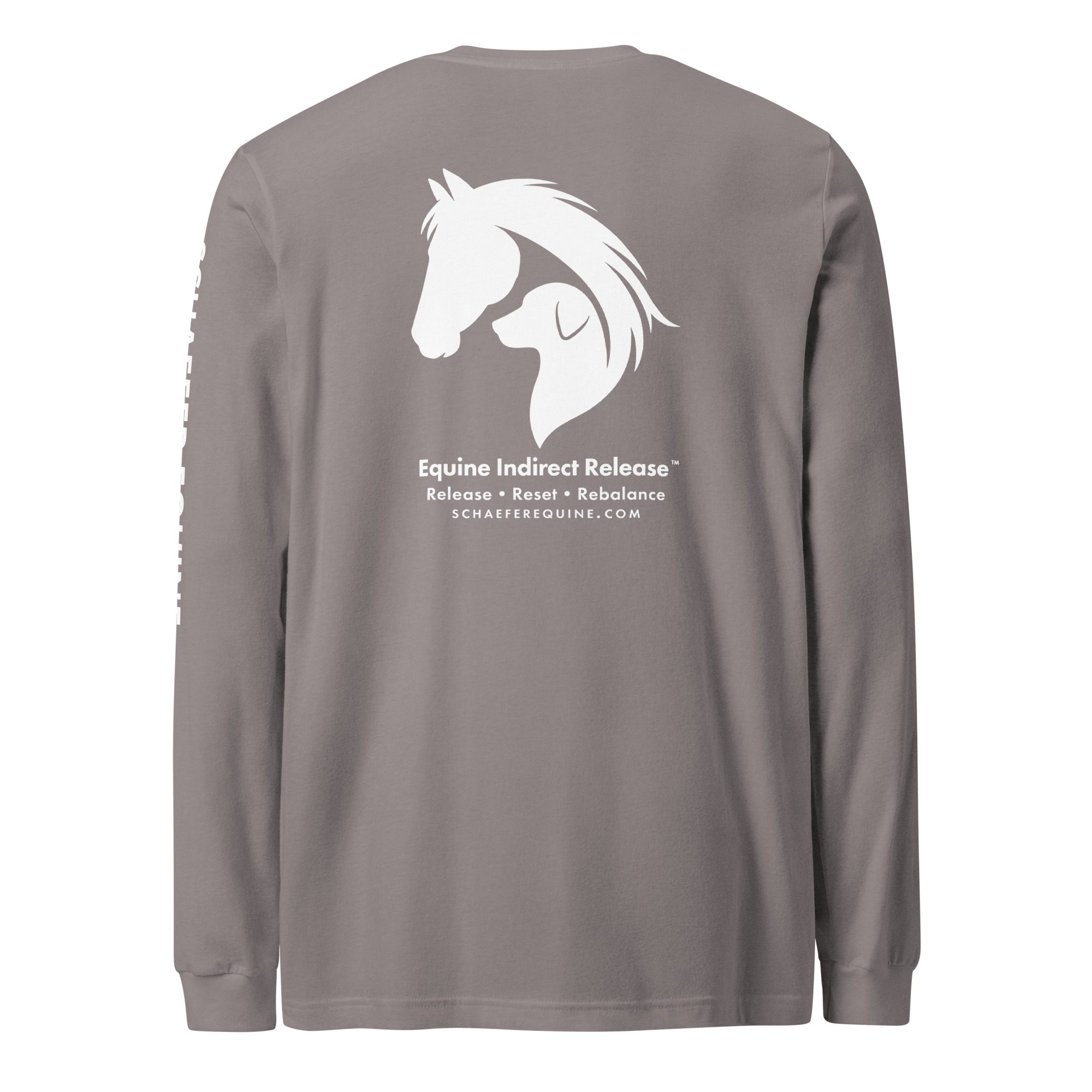 Unisex Long Sleeve Tee | Schaefer Equine and Equine Indirect Release® - Image 13