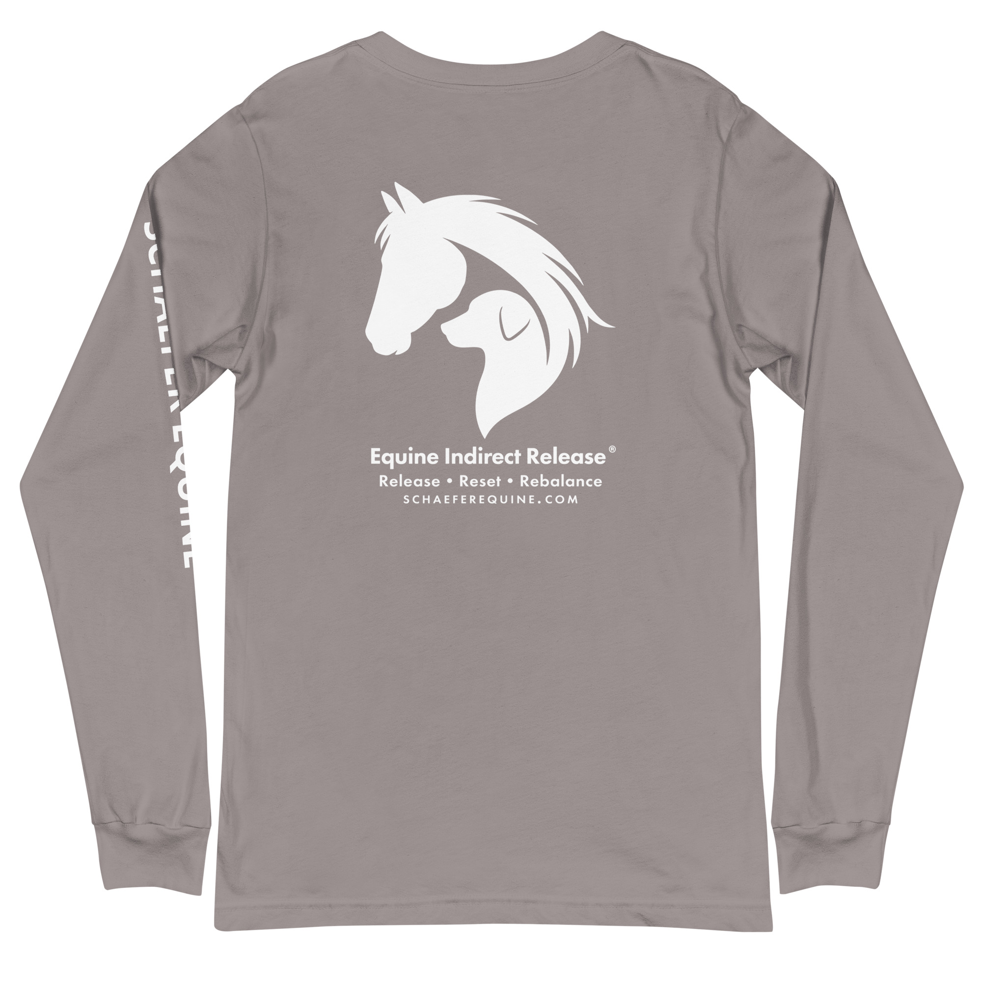 Unisex Long Sleeve Tee | Schaefer Equine and Equine Indirect Release® - Image 188