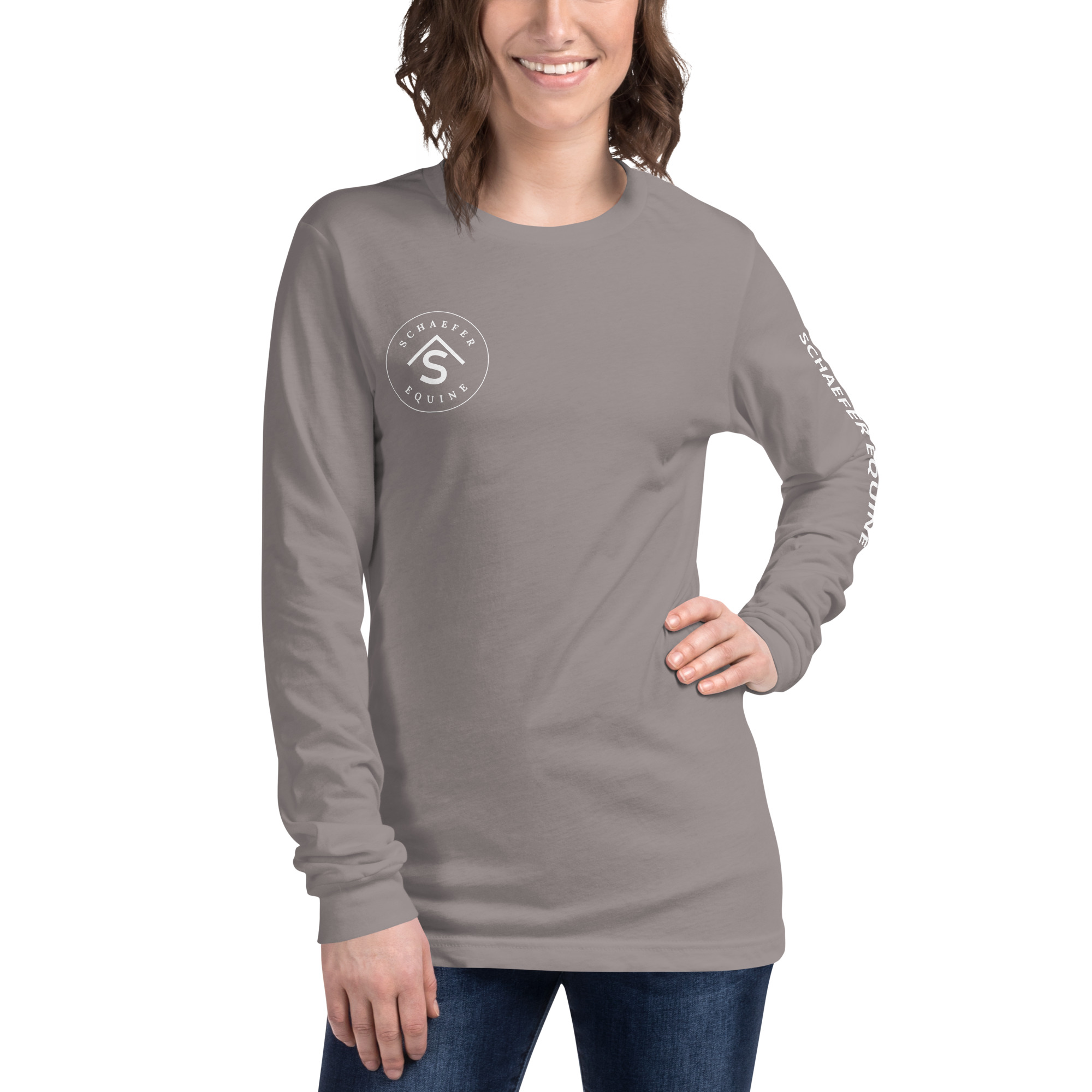 Unisex Long Sleeve Tee | Schaefer Equine and Equine Indirect Release® - Image 61