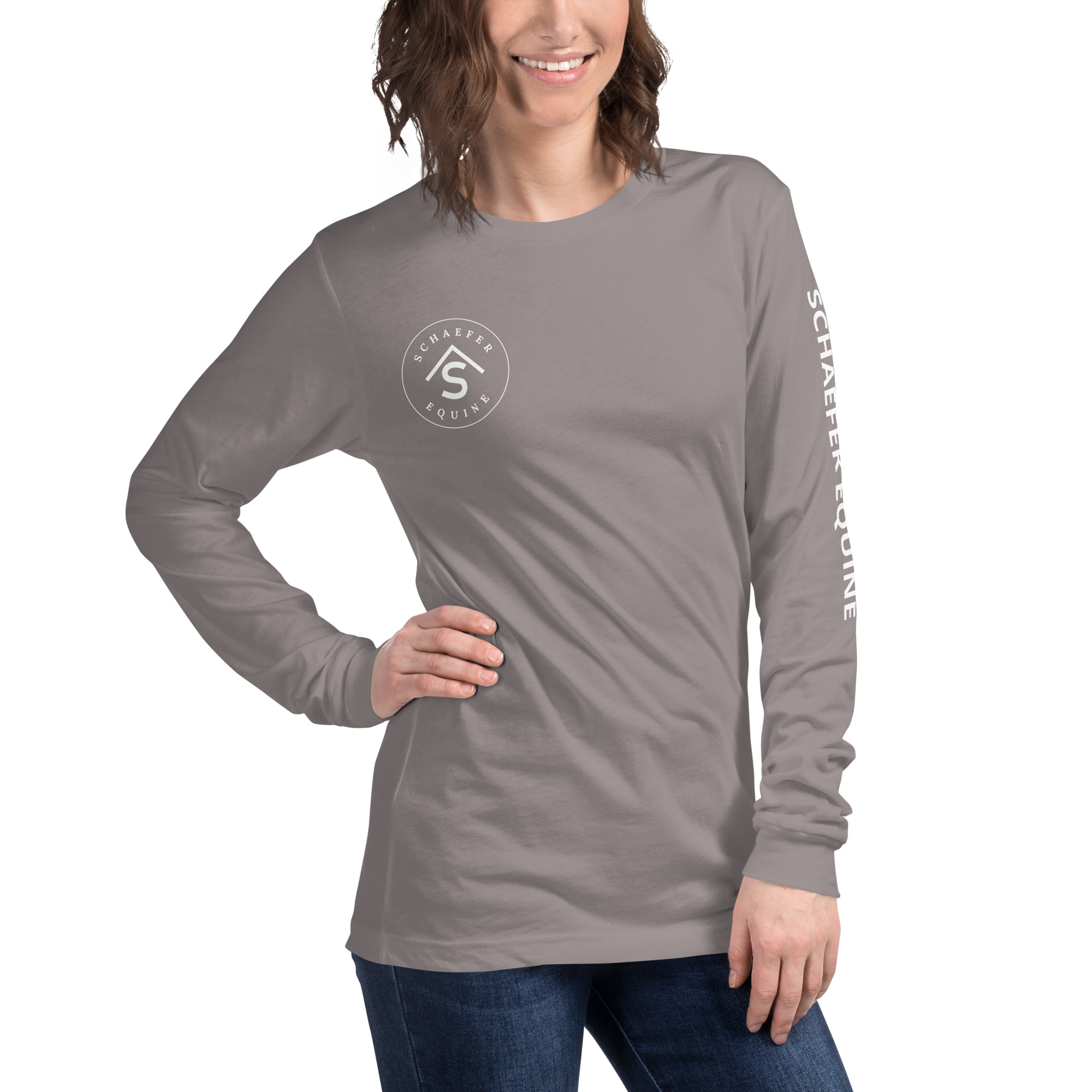 Unisex Long Sleeve Tee | Schaefer Equine and Equine Indirect Release® - Image 125