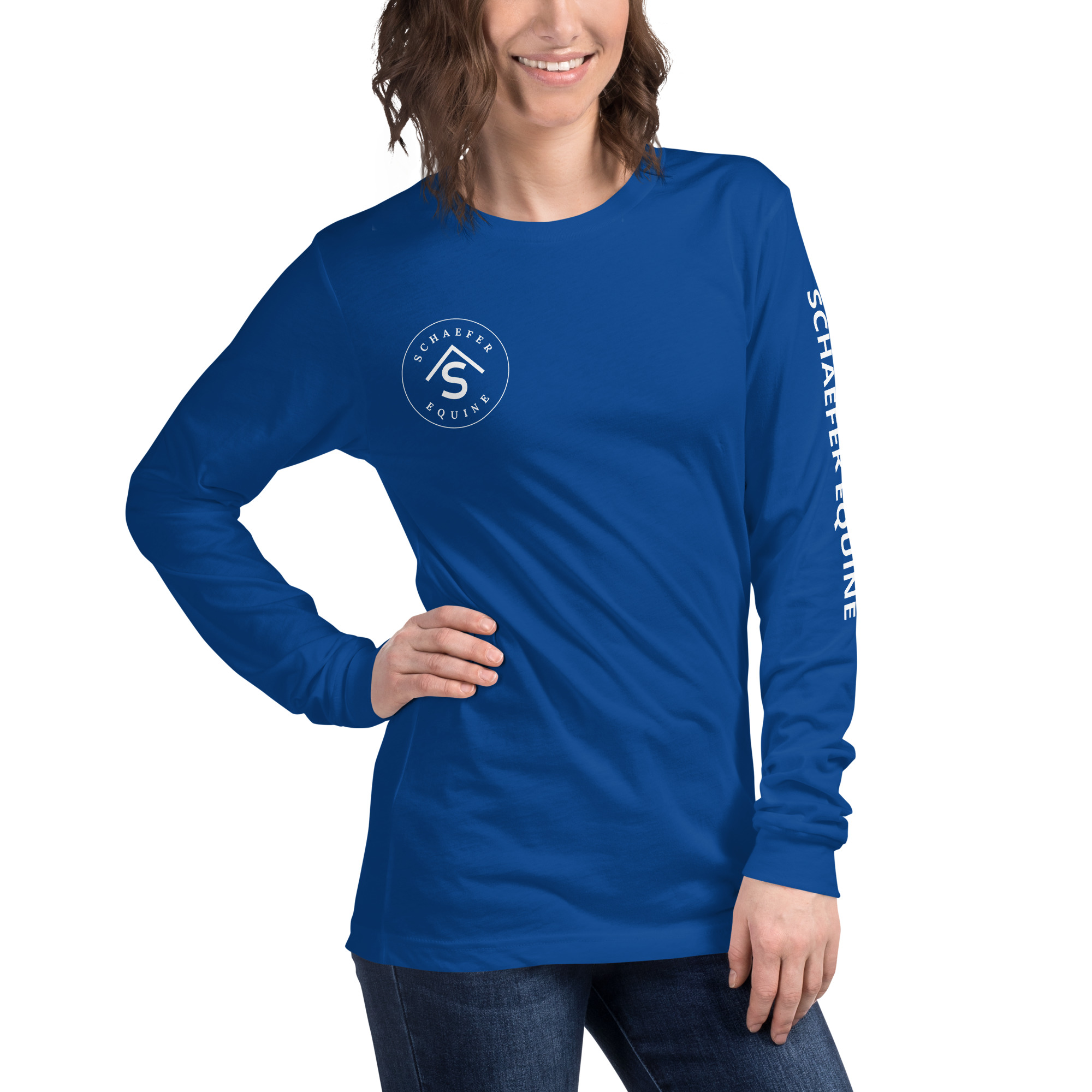 Unisex Long Sleeve Tee | Schaefer Equine and Equine Indirect Release® - Image 120