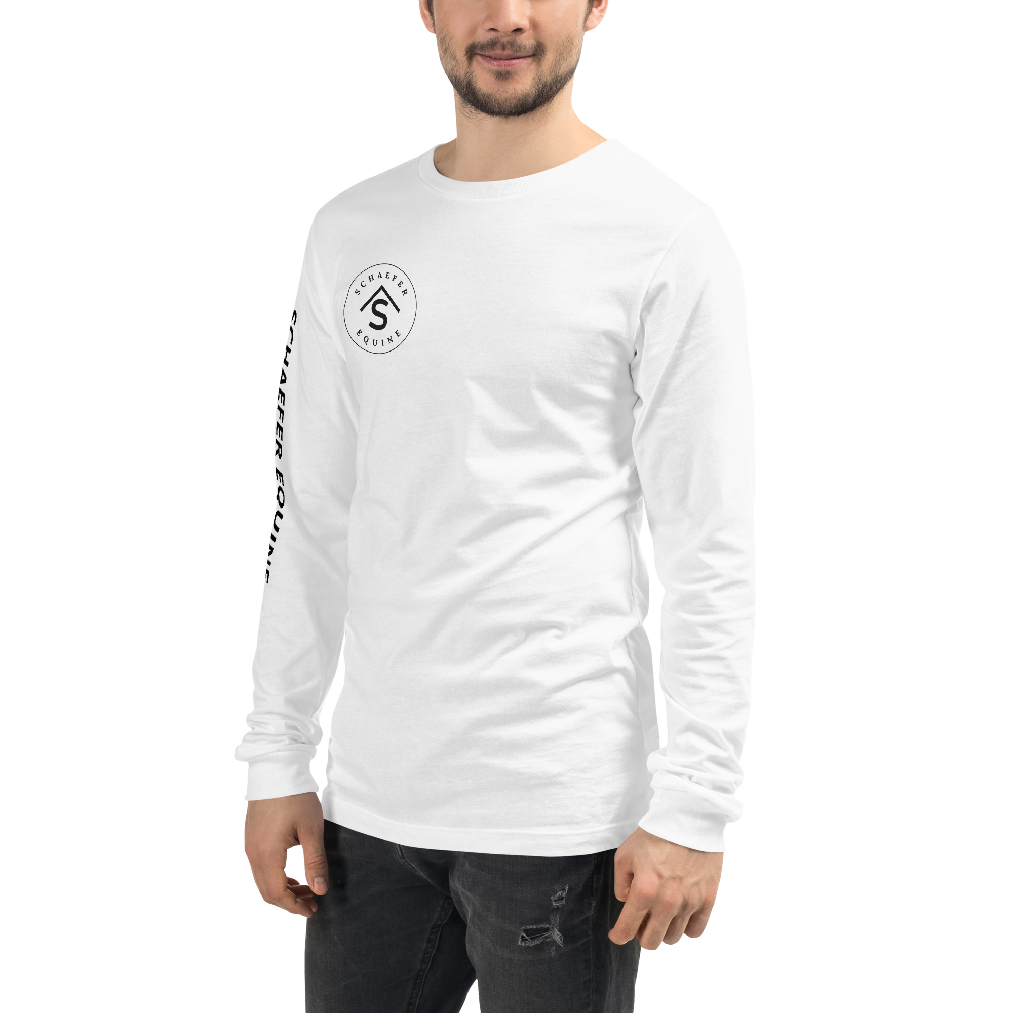 Unisex Long Sleeve Tee | Schaefer Equine and Equine Indirect Release® - Image 148