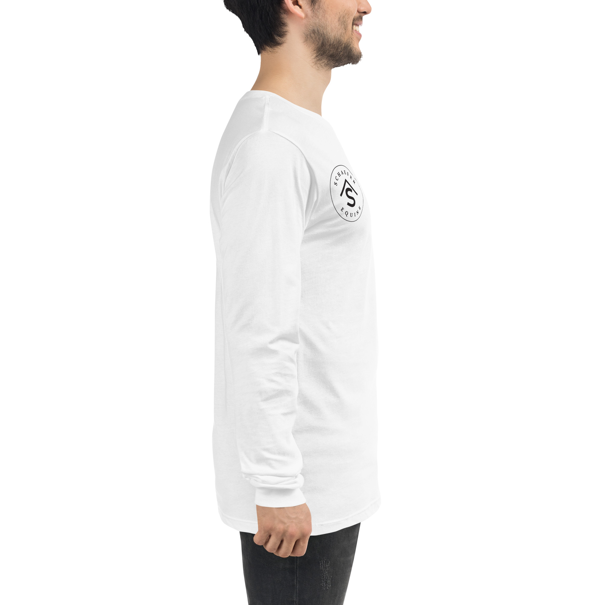 Unisex Long Sleeve Tee | Schaefer Equine and Equine Indirect Release® - Image 147