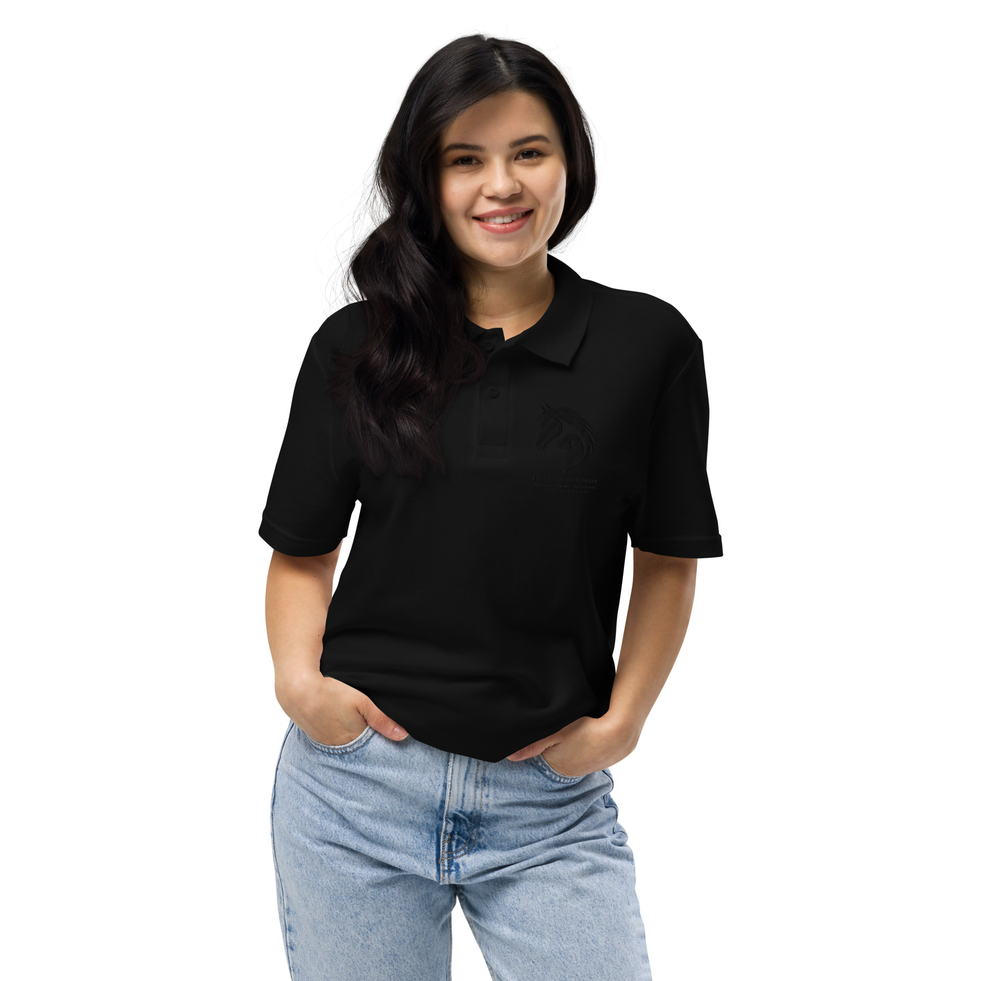 Women's polo shirt | Equine Indirect Release® & Schaefer Equine - Image 19