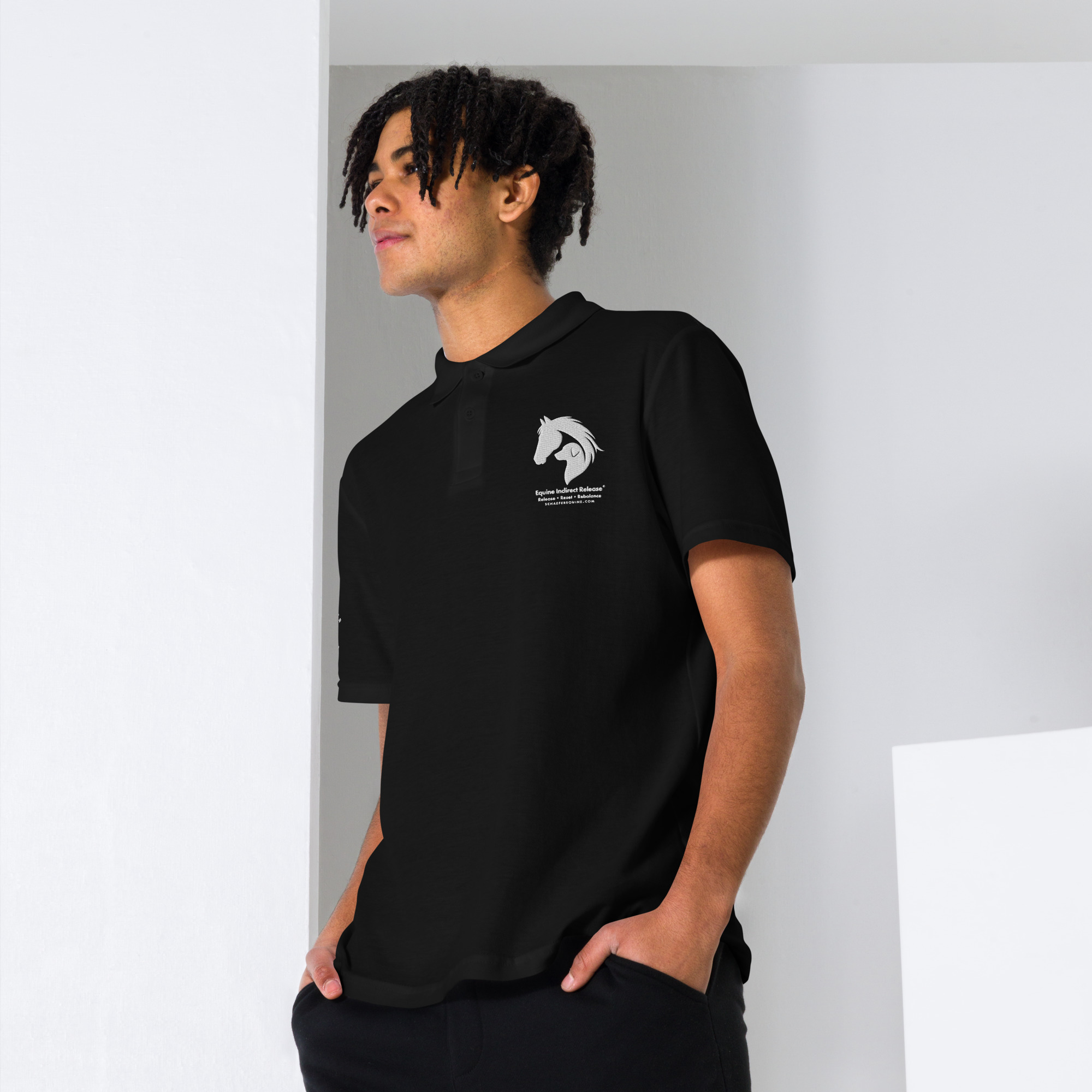 Women's polo shirt | Equine Indirect Release® & Schaefer Equine - Image 21