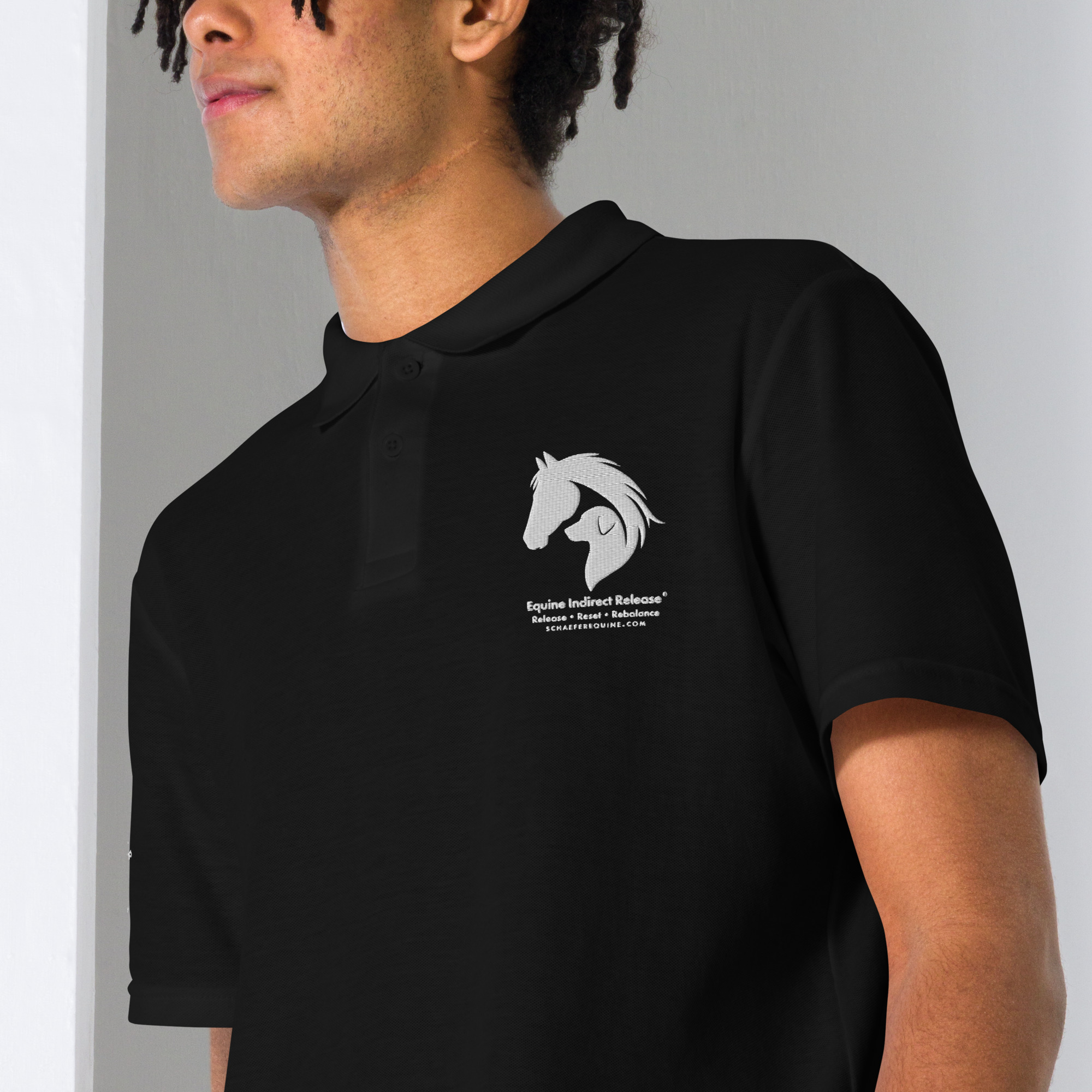 Women's polo shirt | Equine Indirect Release® & Schaefer Equine - Image 23